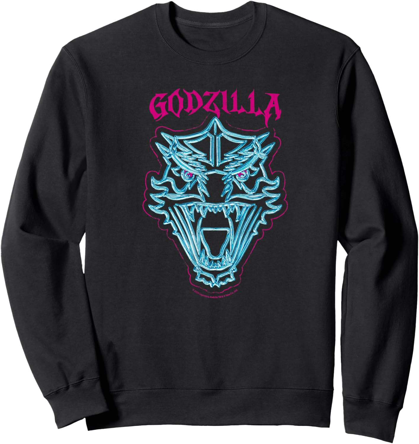 Heavy Metal Godzilla Officially Licensed Sweatshirt - Sweatshirt | Black