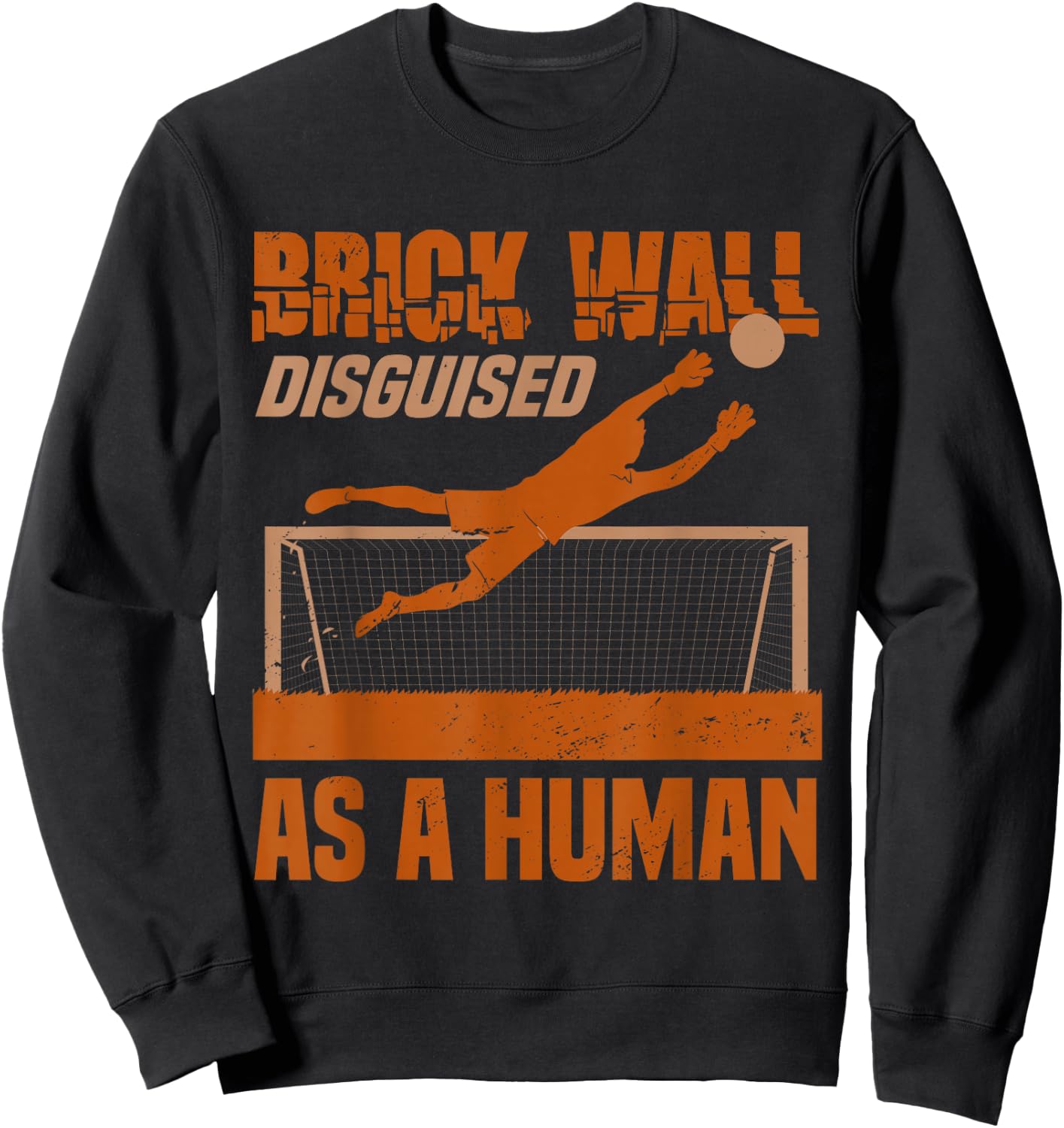 Funny Goaltender Soccer Kids Goal Soccer Goalie Sweatshirt - Sweatshirt | Black