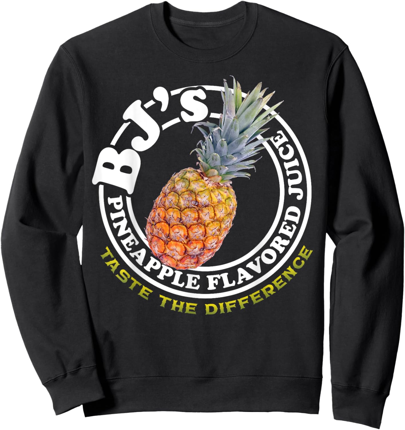 Funny Adult Humor Joke Pineapple Shirt Gift Sweatshirt - Sweatshirt | Black