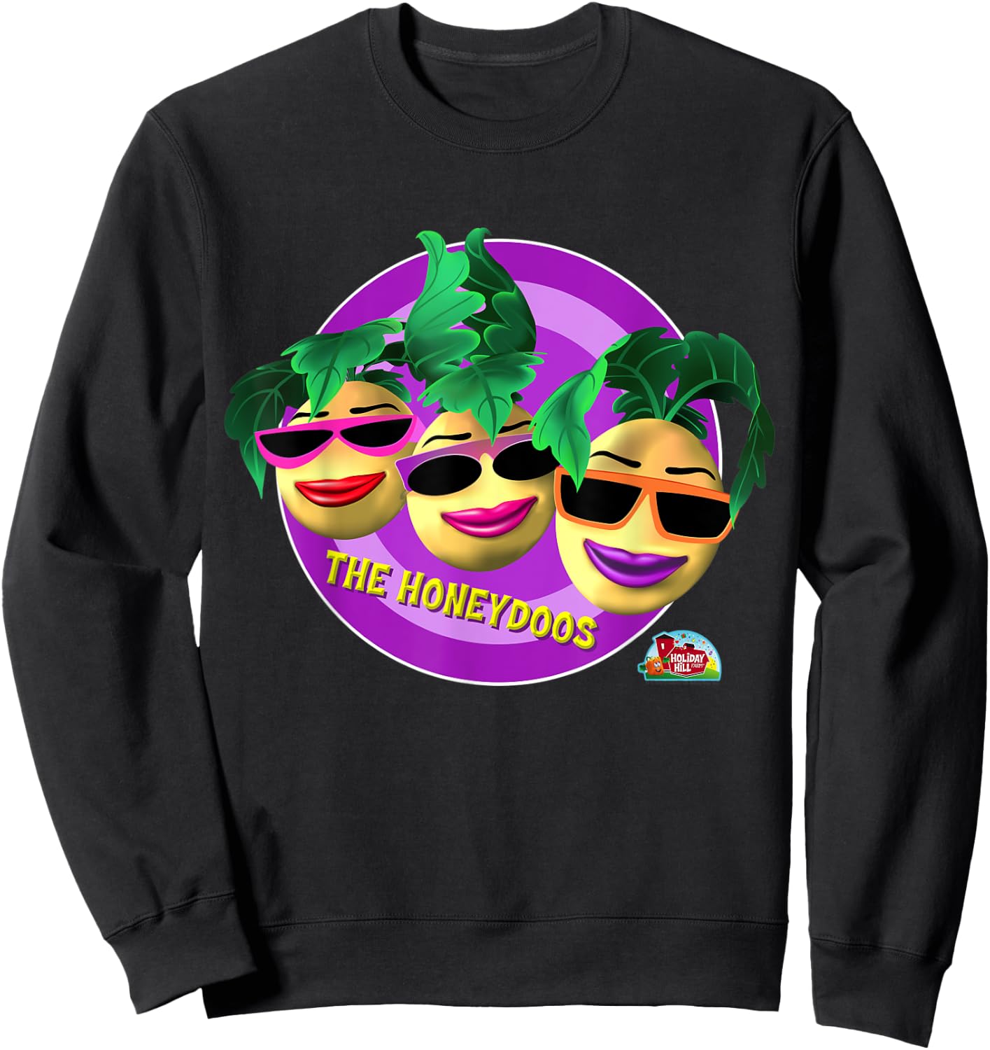 Spookley the Square Pumpkin The Honeydoos Character Sweatshirt - Sweatshirt | Black