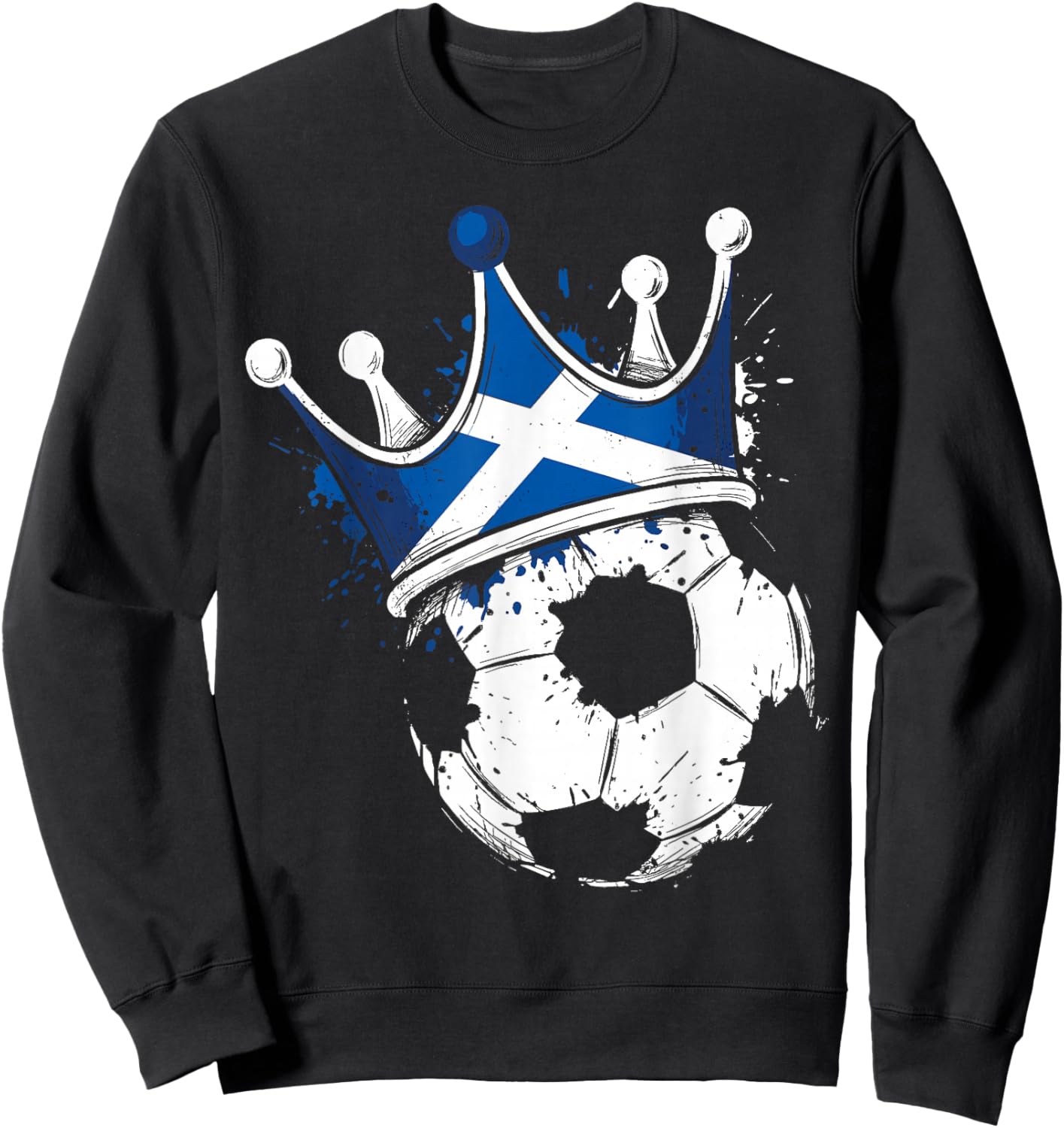 Scottish Flag Novelty Scotland Sweatshirt - Sweatshirt | Black