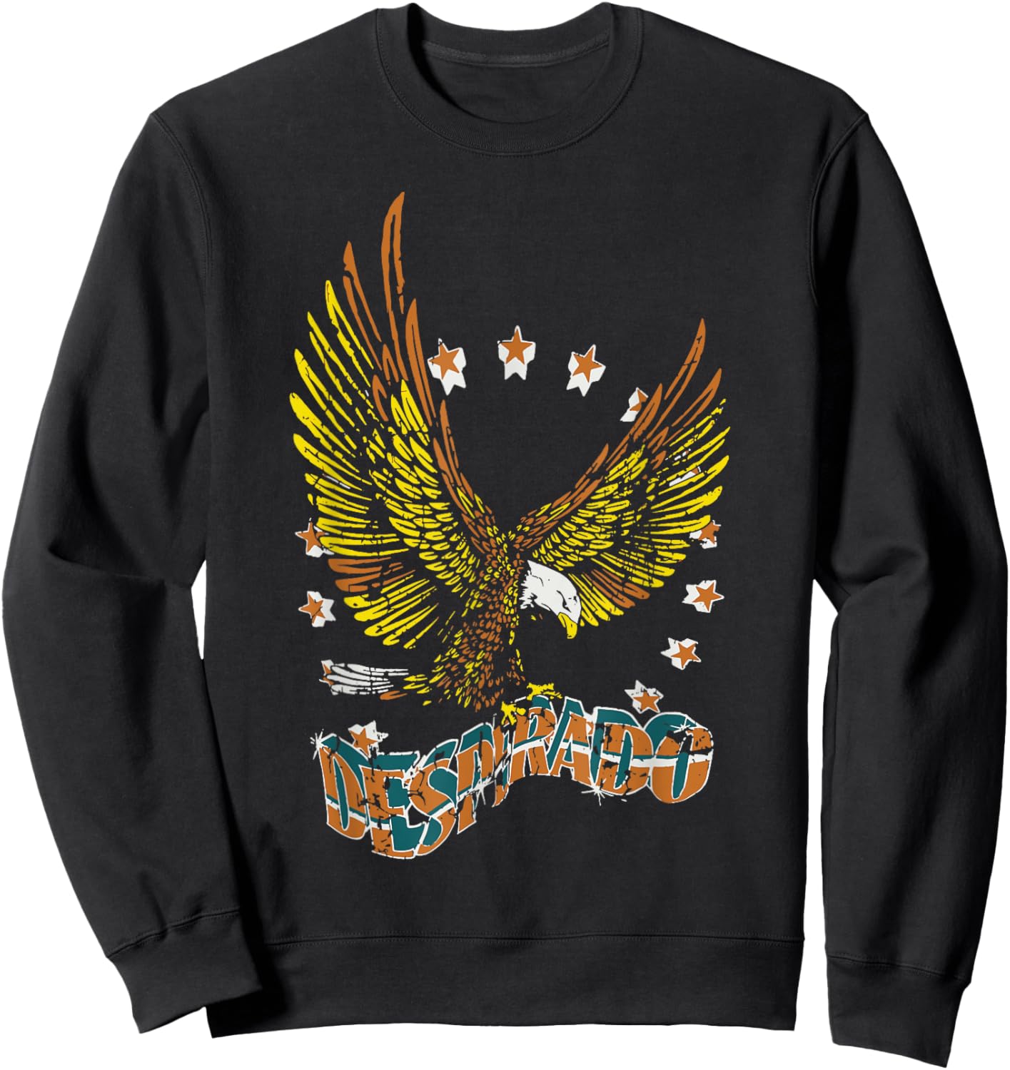 Desperado Cowboy Eagle Sweatshirt - Sweatshirt | Black