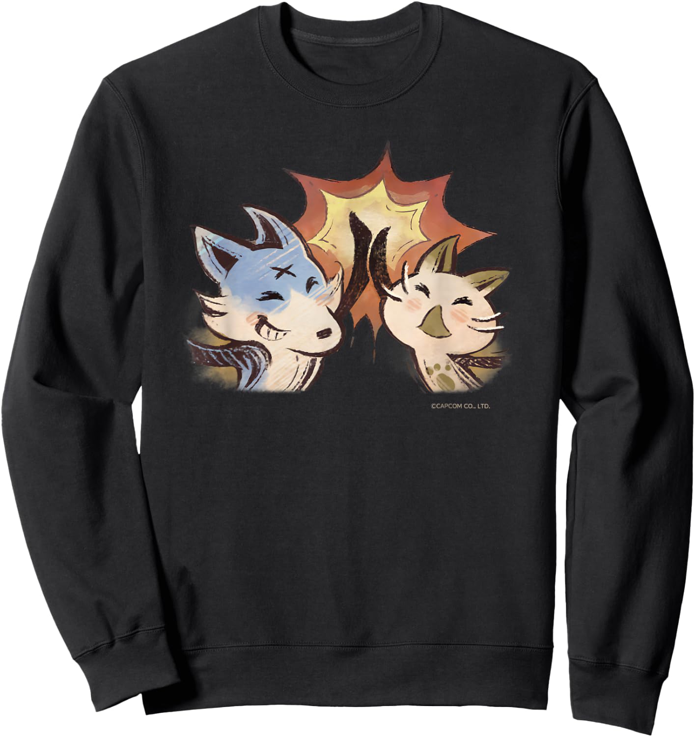 Monster Hunter Rise: Sunbreak We did it! Sweatshirt - Sweatshirt | Black
