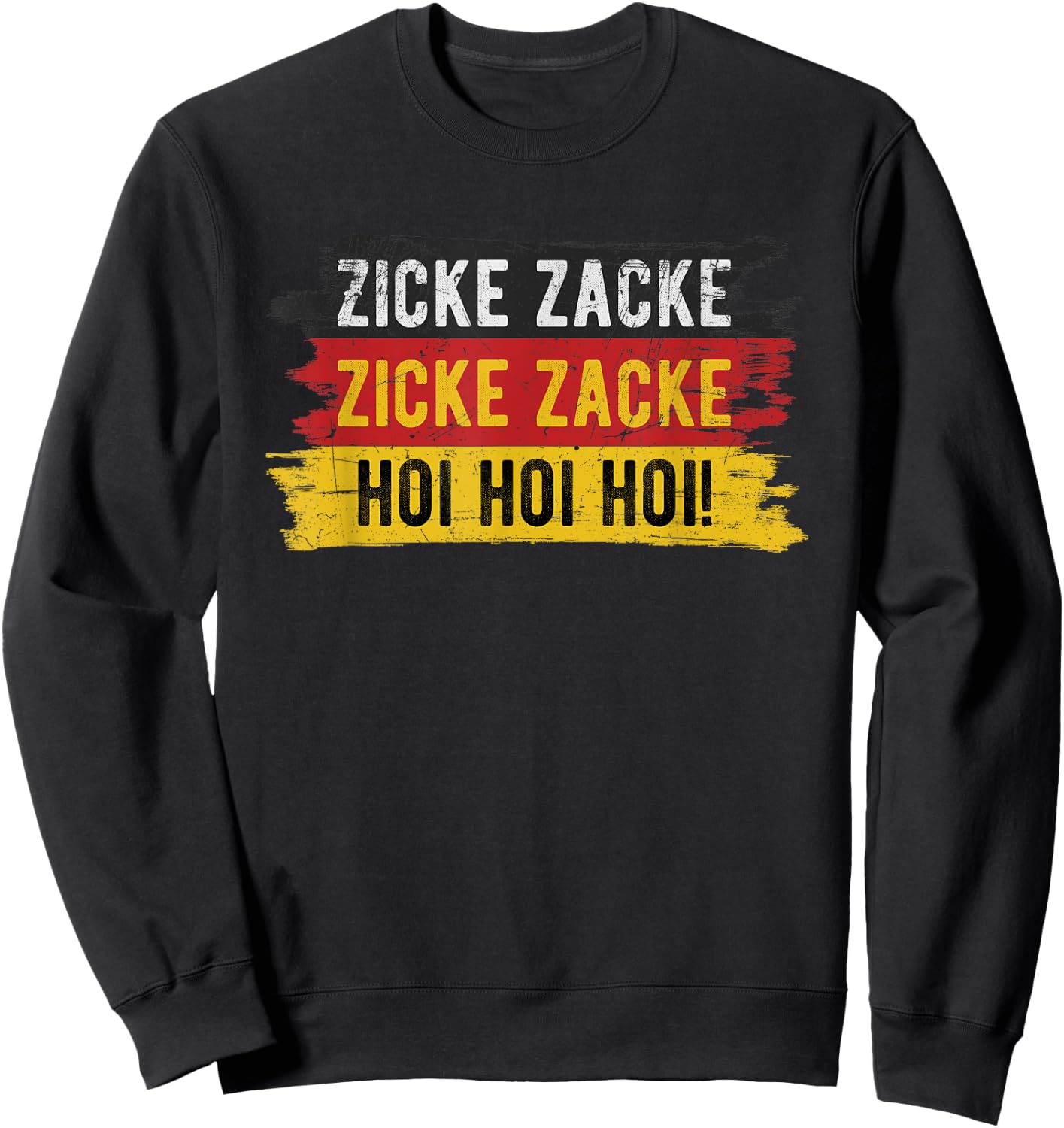 Zicke Zacke Hoi Hoi German Drinking Song Prost Cheers Sweatshirt - Sweatshirt | Black