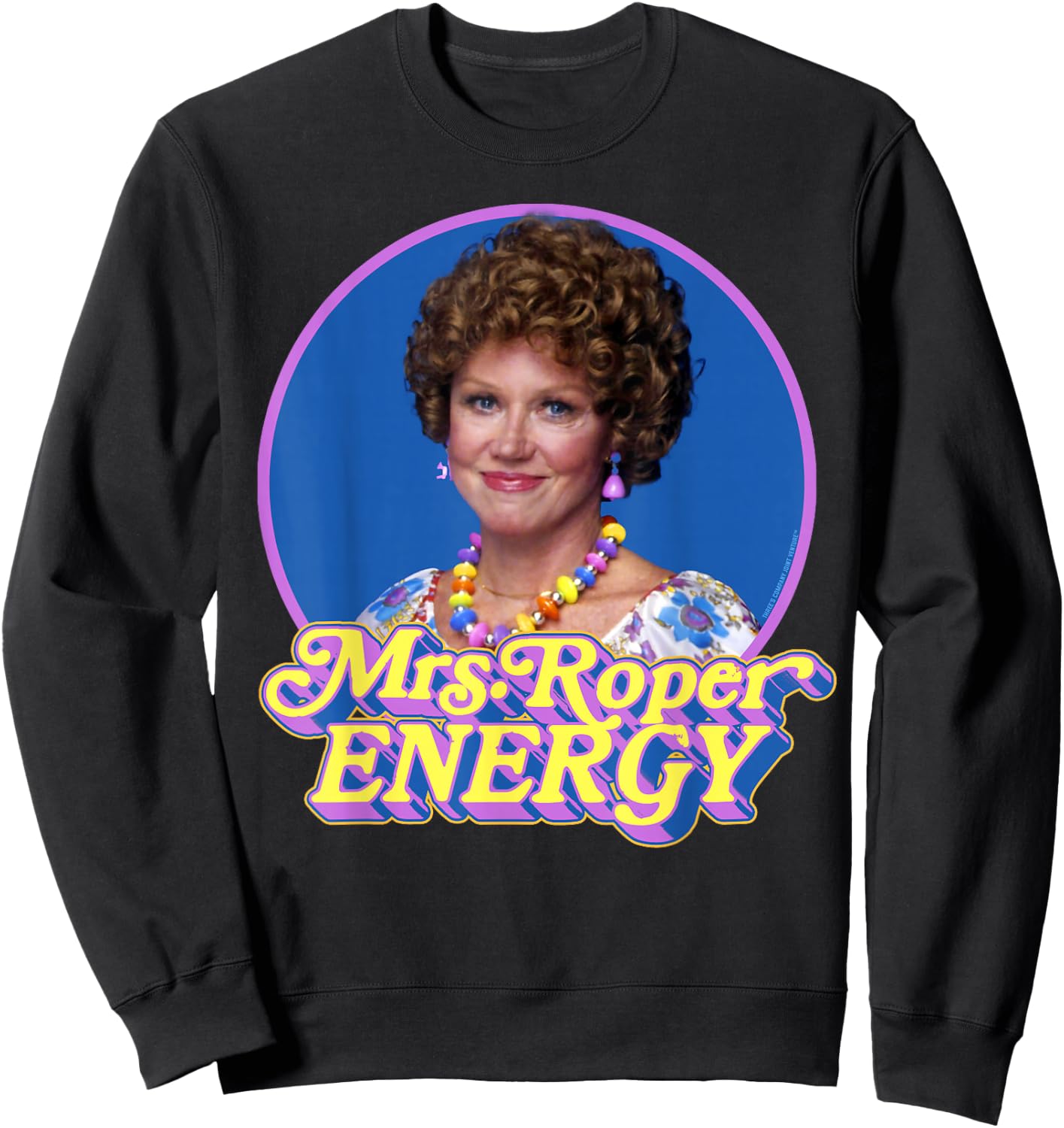 Mrs Roper Energy Helen Roper Three's Company Retro Sweatshirt - Sweatshirt | Black