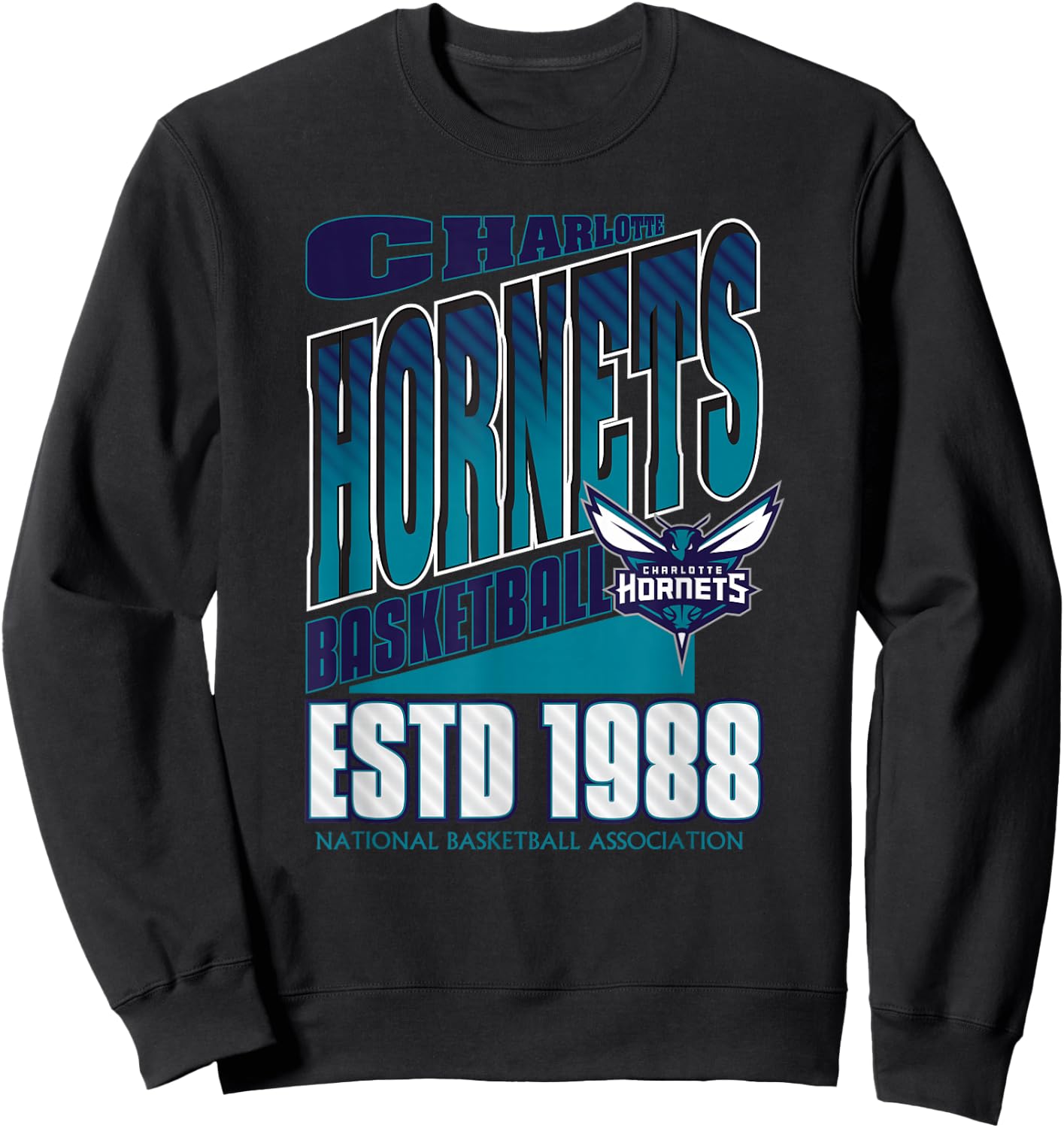 Charlotte Hornets NBA Breakaway - Men's Black Small Sweatshirt - Sweatshirt | Black