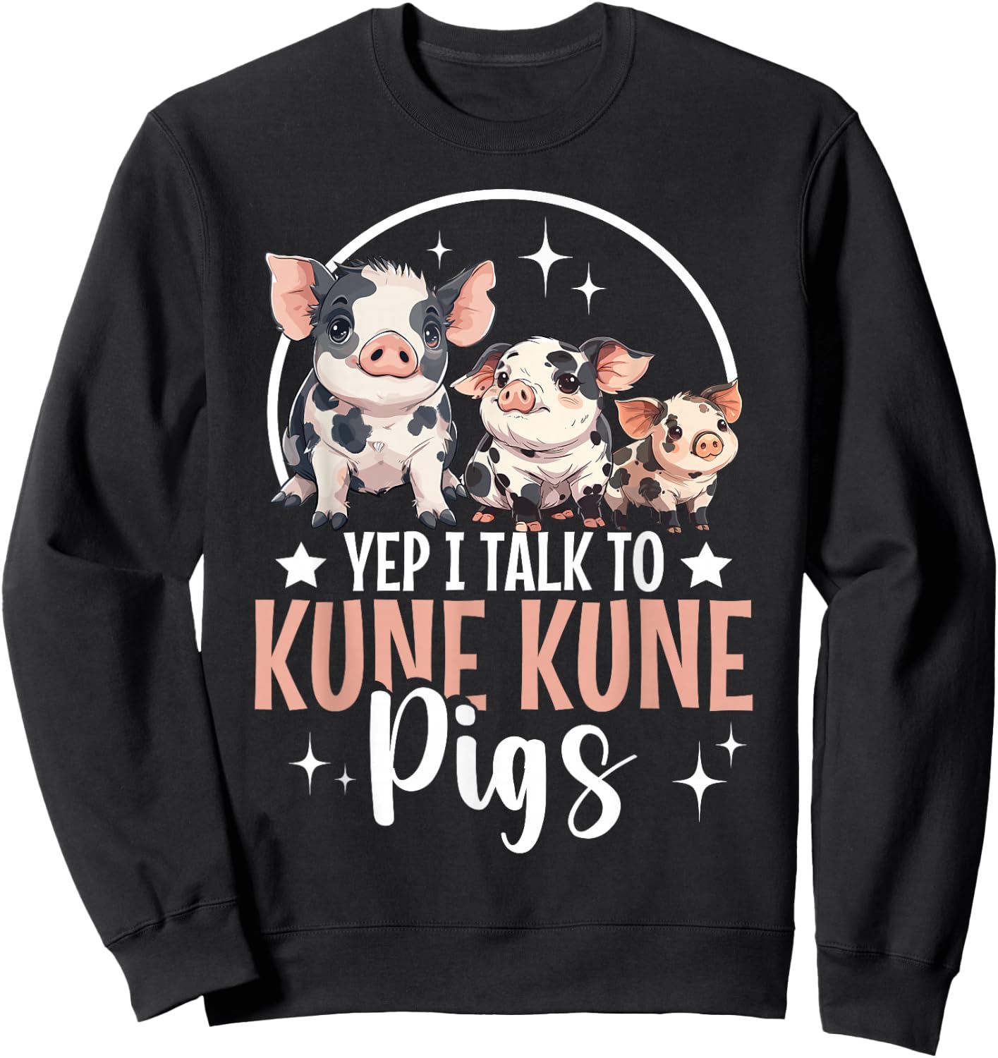 Kune Kune Pig Essentials Kunekune Pig Lover Kune Kune Mom Sweatshirt - Sweatshirt | Black