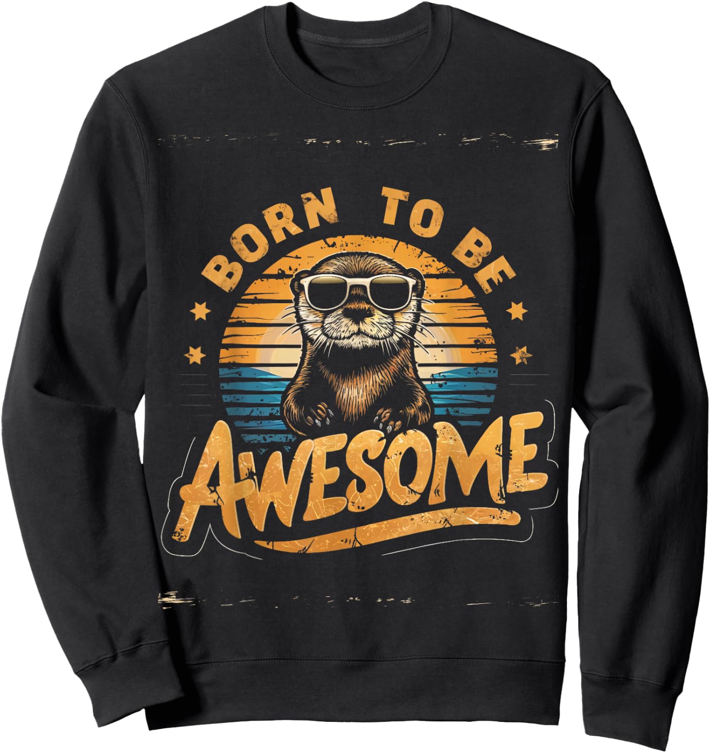 Born to Be Awesome Sweatshirt - Sweatshirt | Black