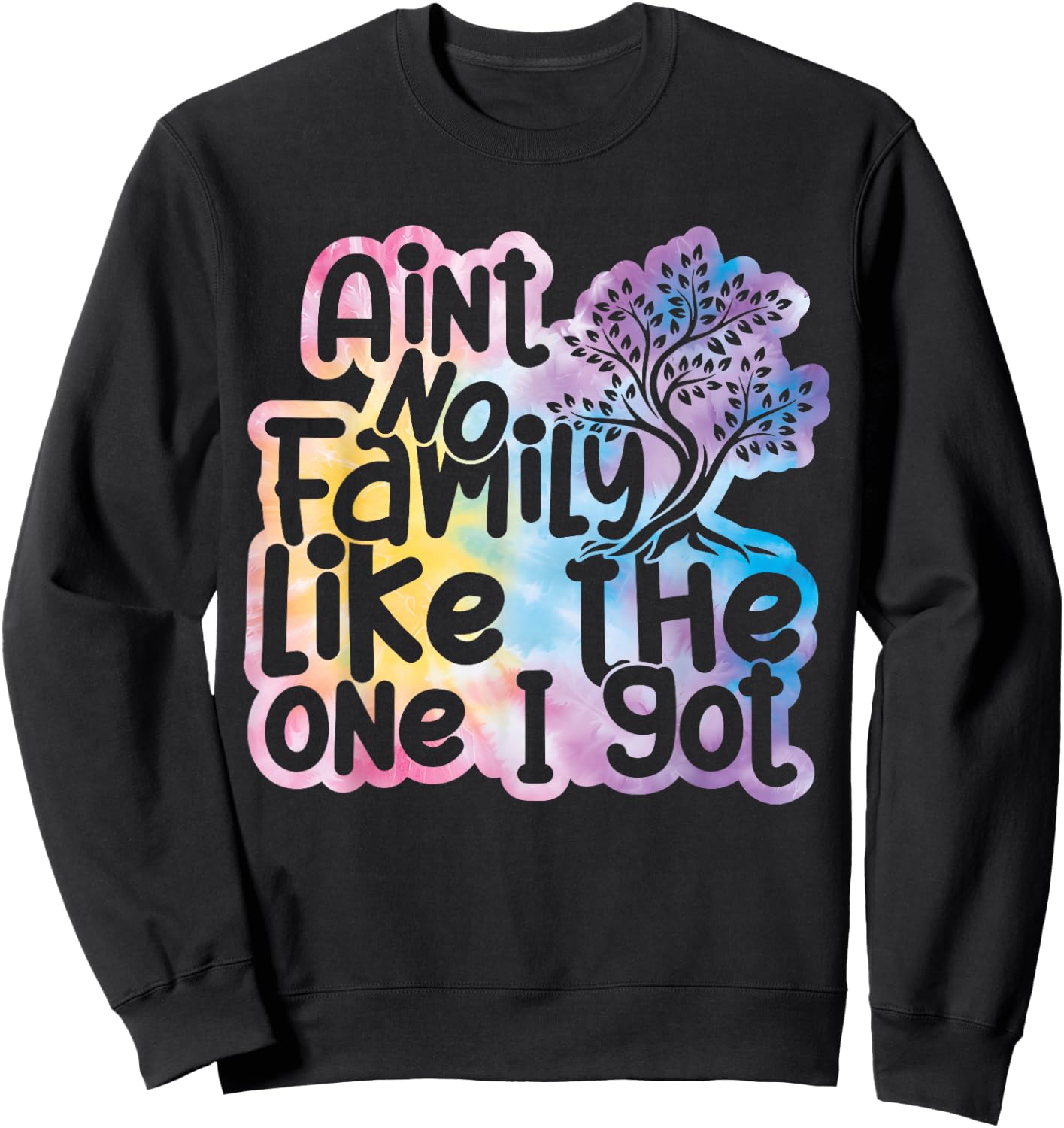 Ain't No Family Like The One I Got Funny Family Reunion 2026 Sweatshirt - Sweatshirt | Black