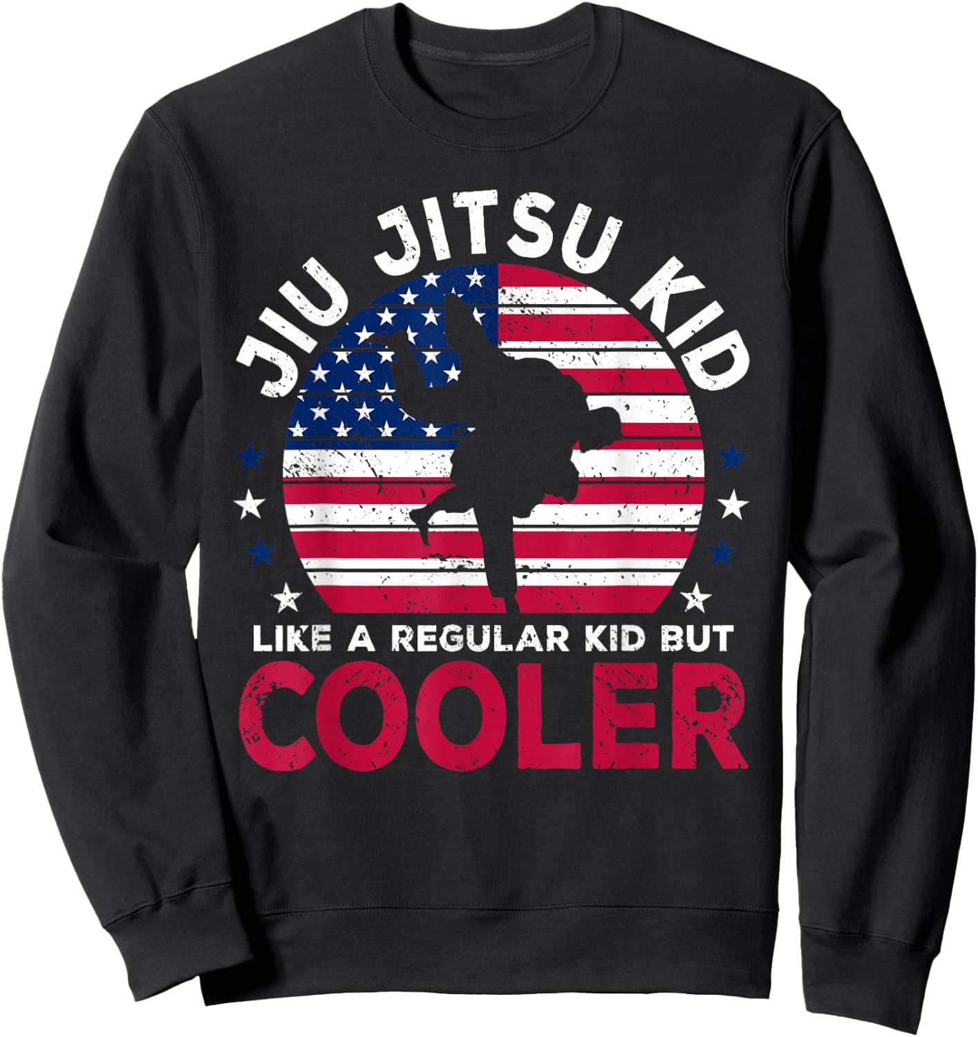 Jiu Jitsu Kid Martial Art Funny American Brazilian Jiu-Jitsu Sweatshirt - Sweatshirt | Black