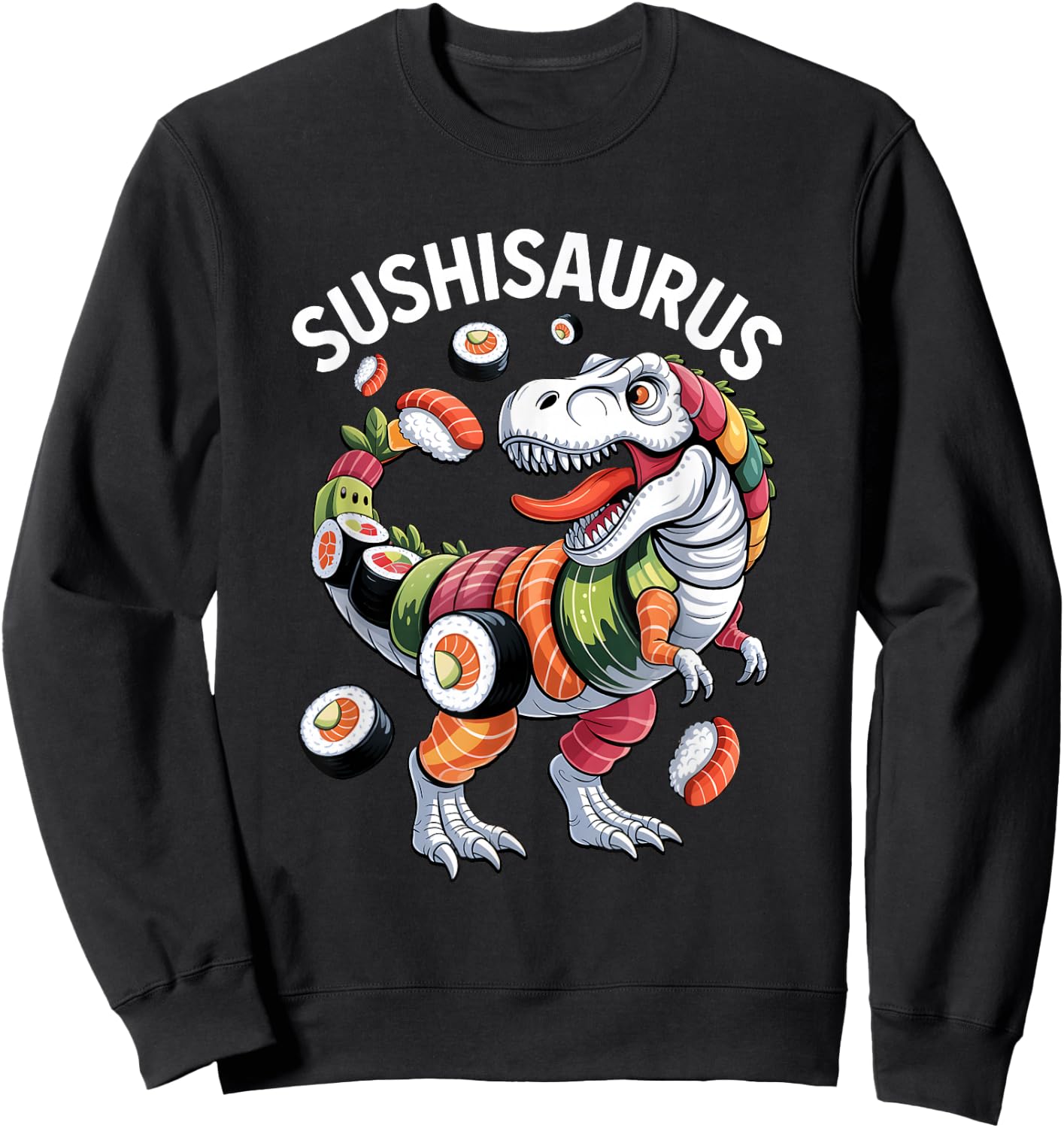 Roll Foodie Sweatshirt - Sweatshirt | Black