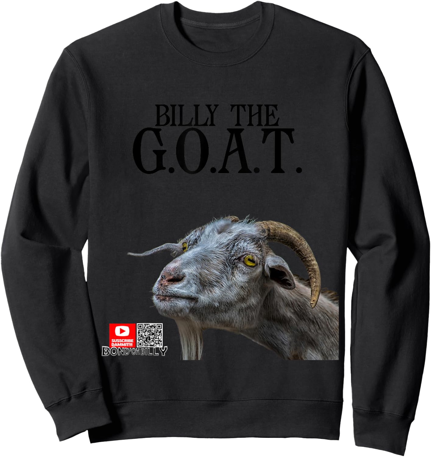Billy goat Sweatshirt - Sweatshirt | Black