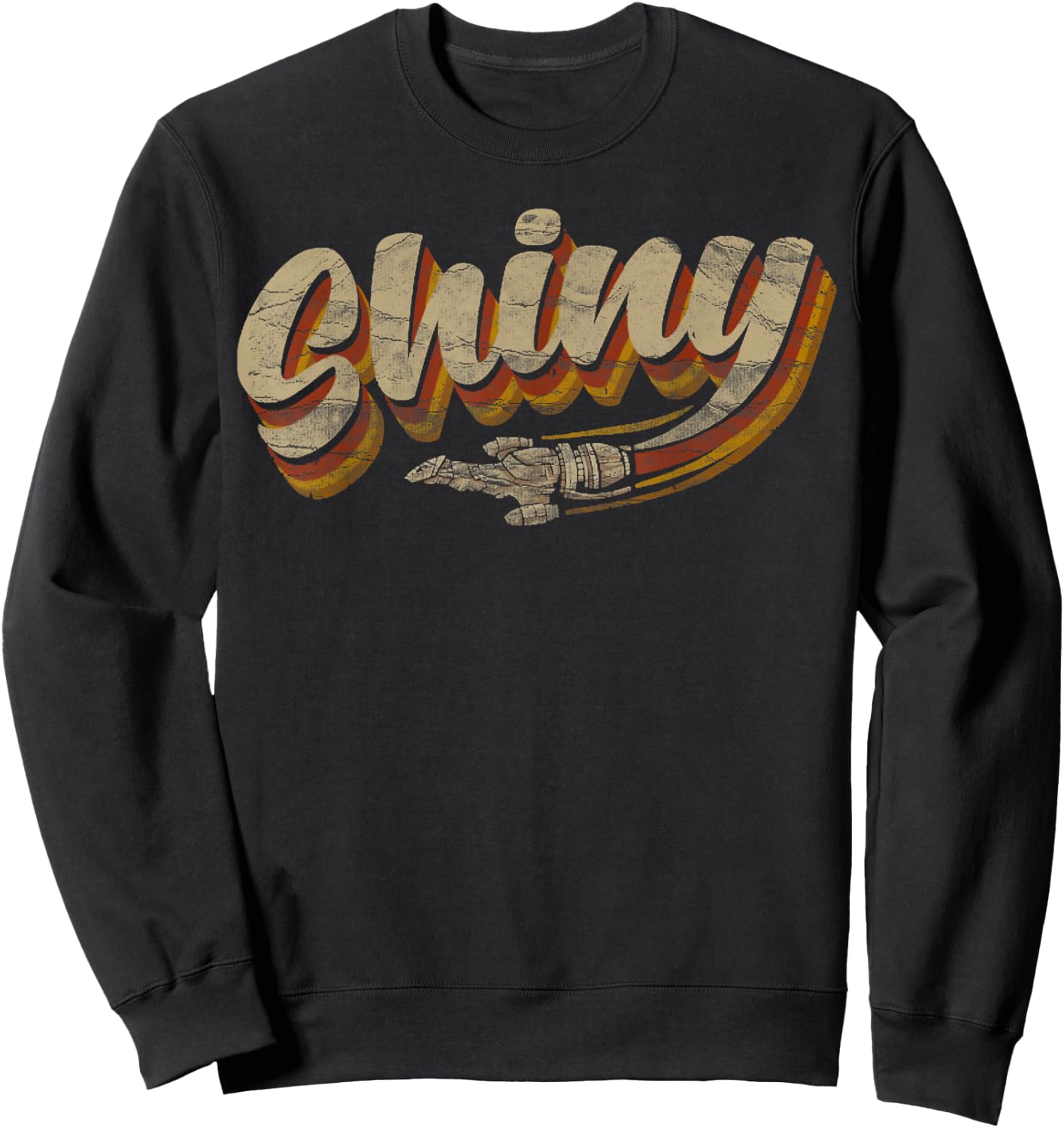 Vintage Retro Shiny Since 2002 Vintage Firefly Serenity Sweatshirt - Sweatshirt | Black