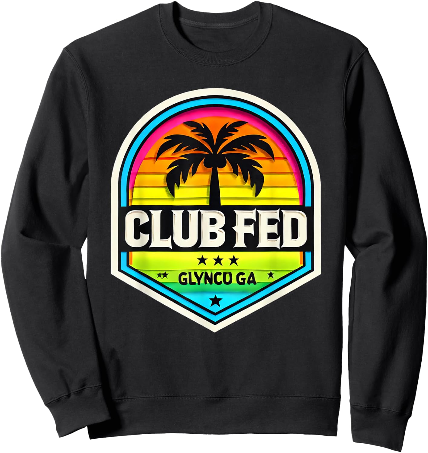 Federal Law Enforcement Training - Club Fed - Glynco GA Sweatshirt - Sweatshirt | Black