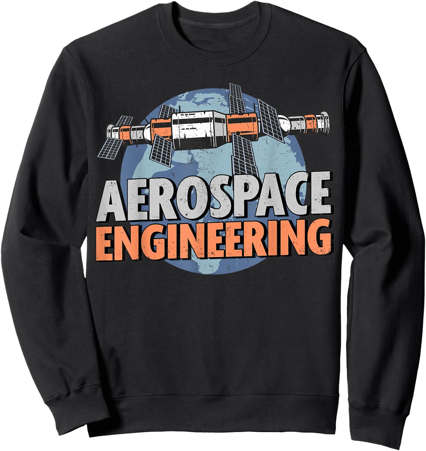Aerospace Engineer Graphic Aerospace Engineering Sweatshirt - Sweatshirt | Black