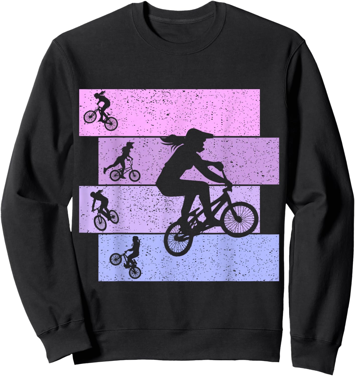 BMX Girls' Bike Children Women Sweatshirt - Sweatshirt | Black