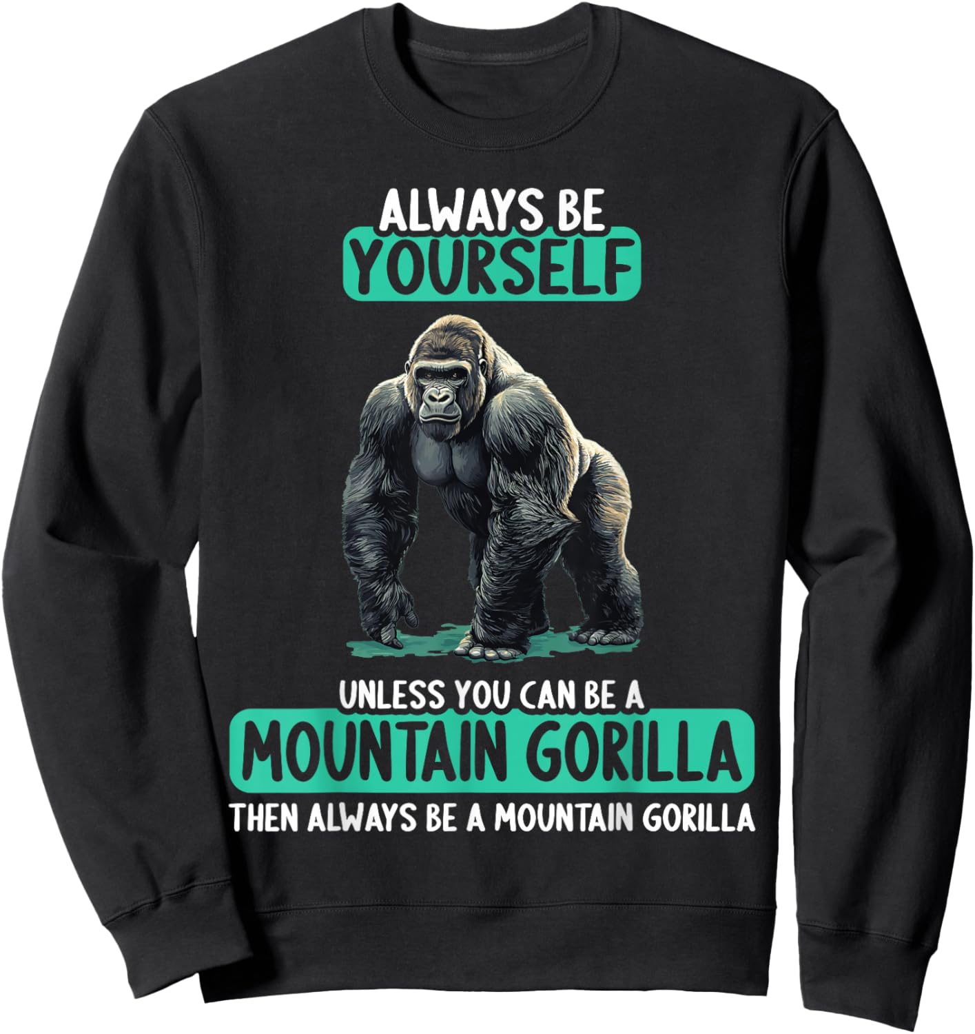 Mountain Gorilla Sweatshirt - Sweatshirt | Black