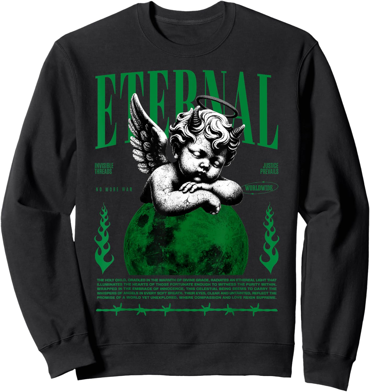 Eternal Lucky Green 5s Matching Women Sweatshirt - Sweatshirt | Black