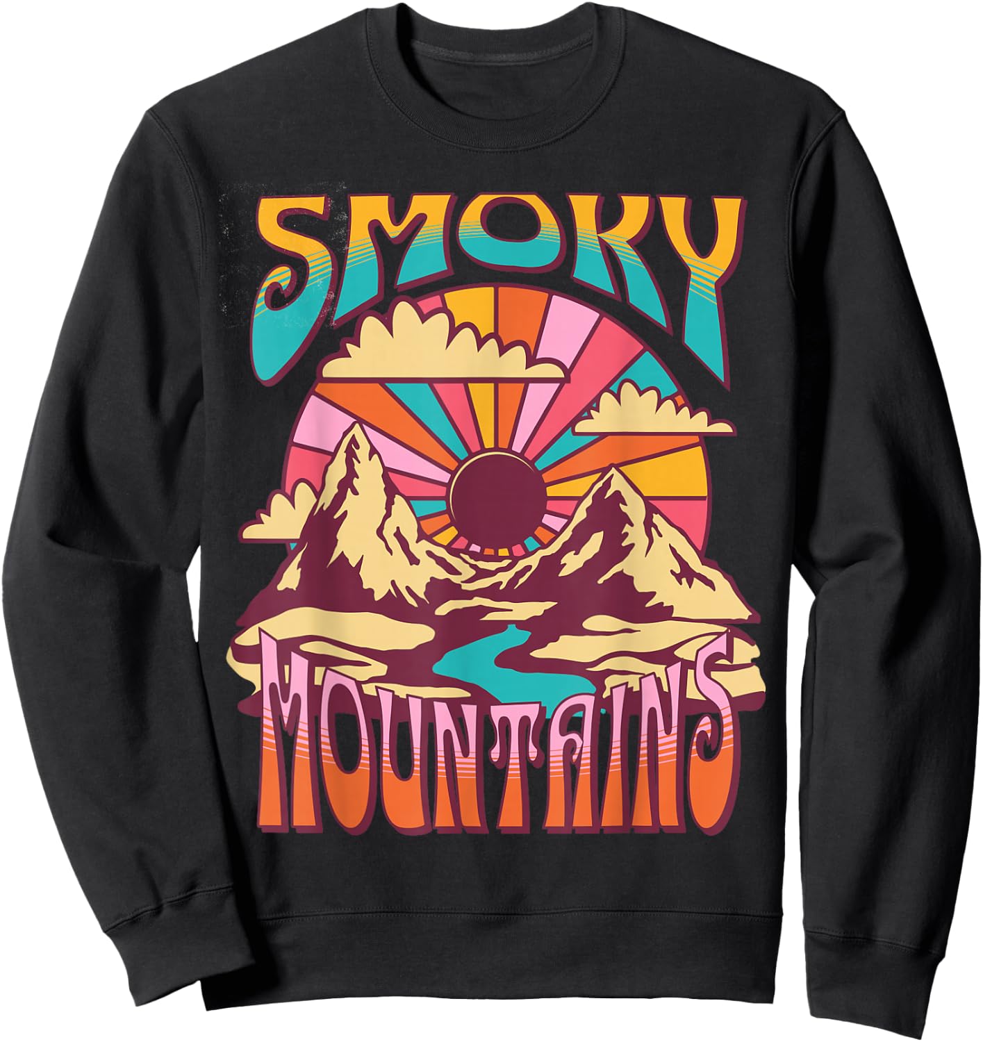 Smoky Mountains Sweatshirt - Sweatshirt | Black