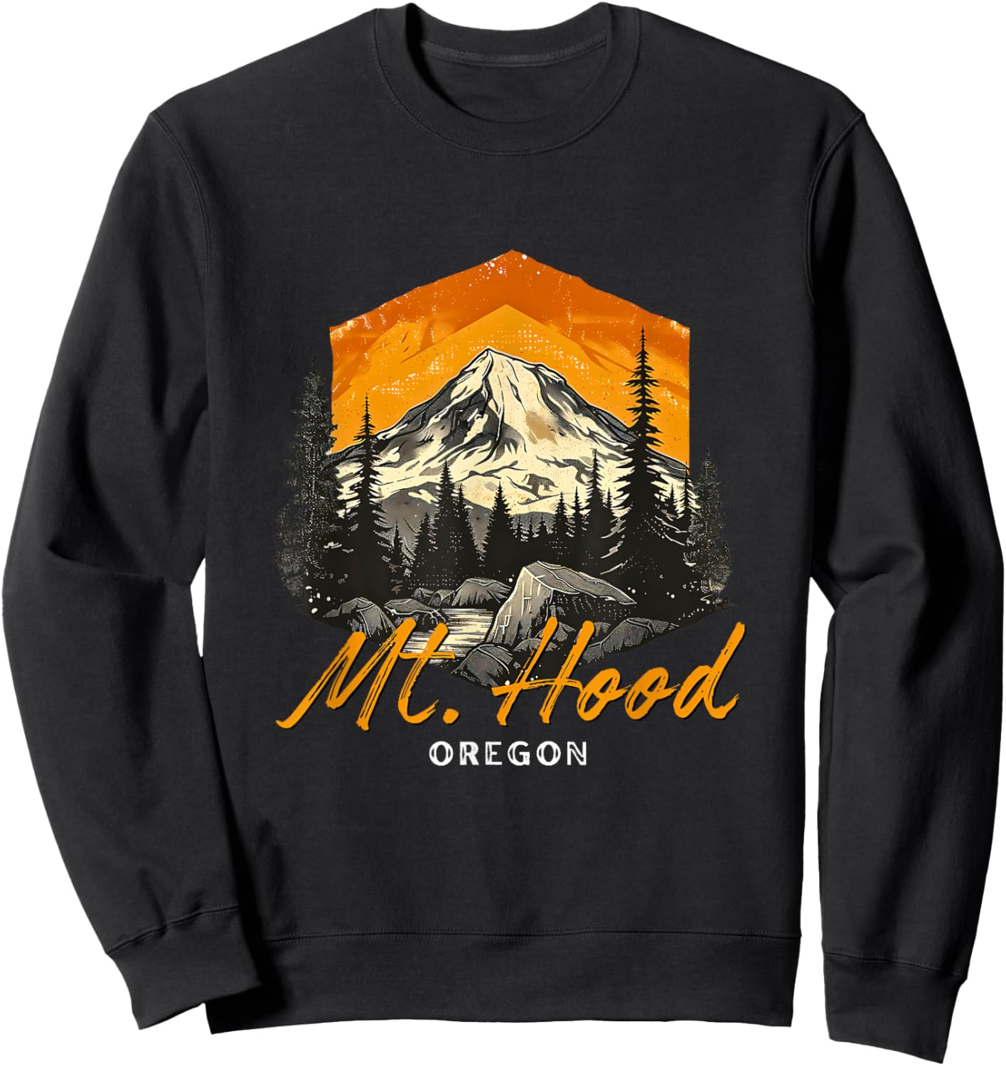 Mount Hood Souvenir / Mt. Hood Sweatshirt - Sweatshirt | Black