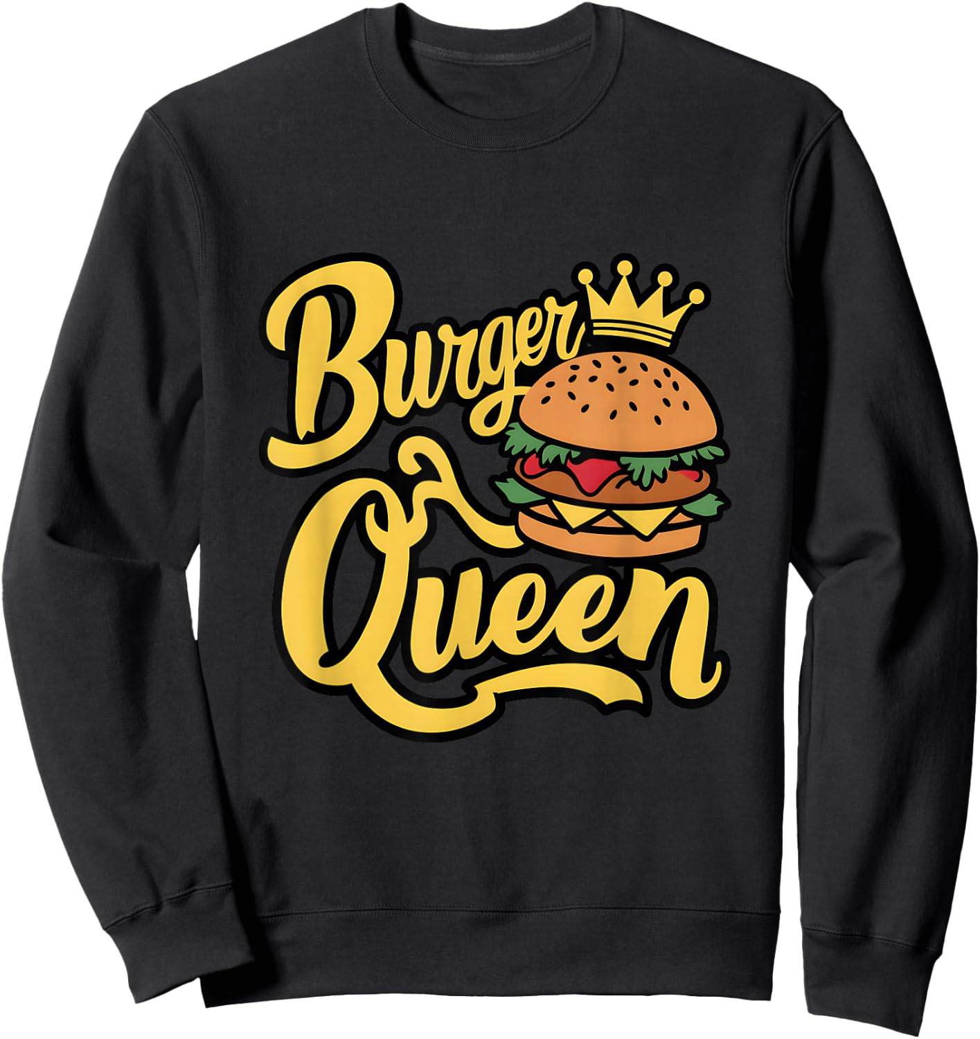 Burger Queen Sweatshirt - Sweatshirt | Black