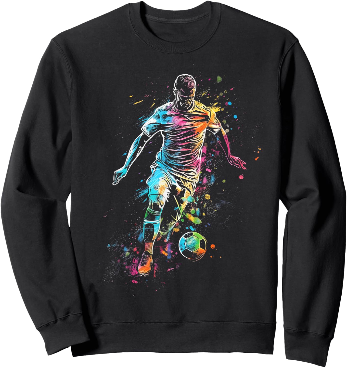 Soccer Player Sweatshirt - Sweatshirt | Black