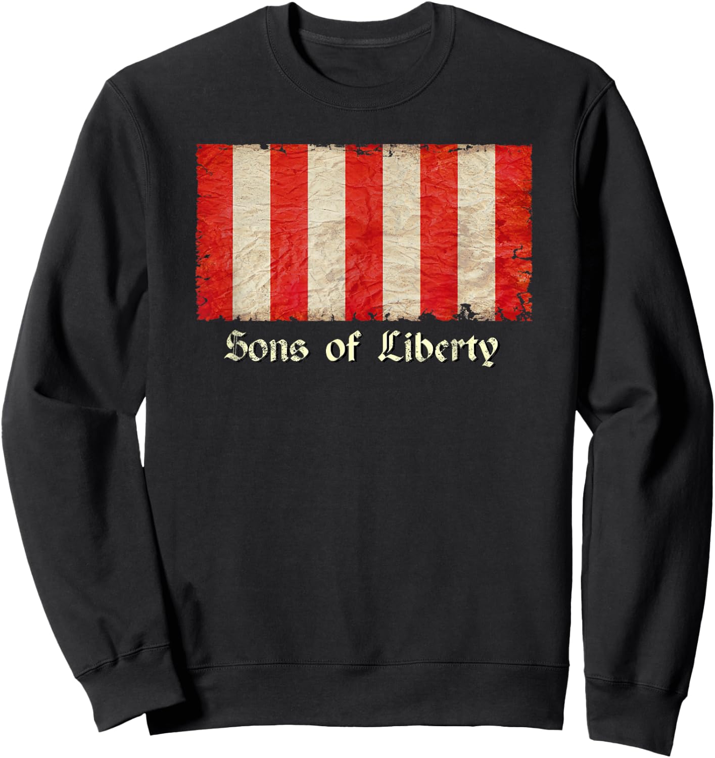 Sons of Liberty Flag Sweatshirt - Sweatshirt | Black