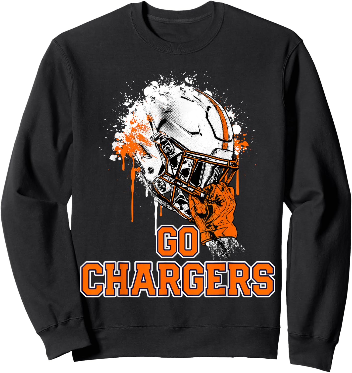 Cholla Chargers Rising Helmet GO! Sweatshirt - Sweatshirt | Black