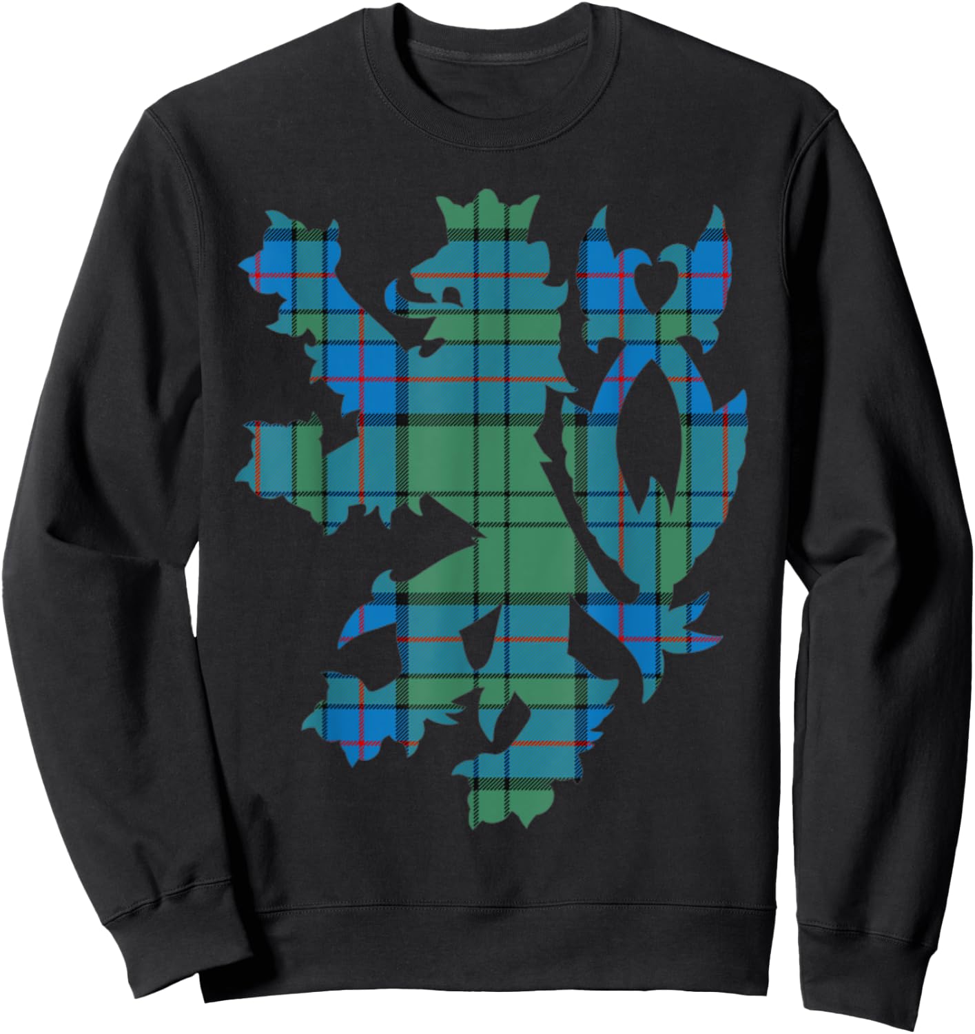 Clan Lockhart Tartan Scottish Family Name Scotland Pride Sweatshirt - Sweatshirt | Black