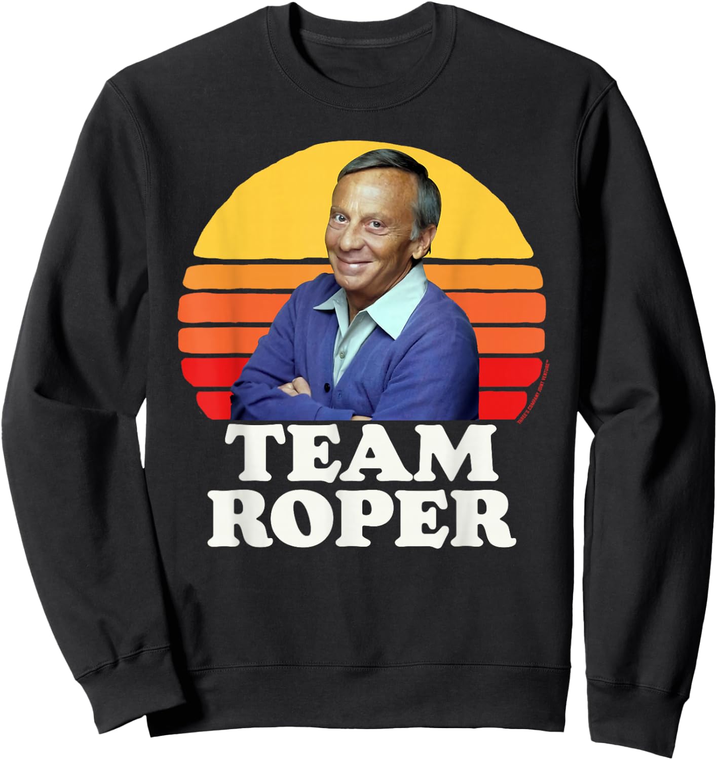I Love Mrs Roper Helen Roper Three's Company Retro Sweatshirt - Sweatshirt | Black