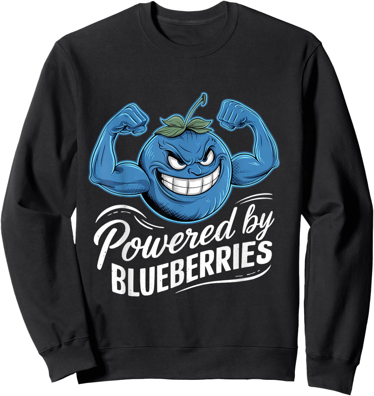 Funny Blueberry Lover Gifts Blueberries Toddlers Sweatshirt - Sweatshirt | Black