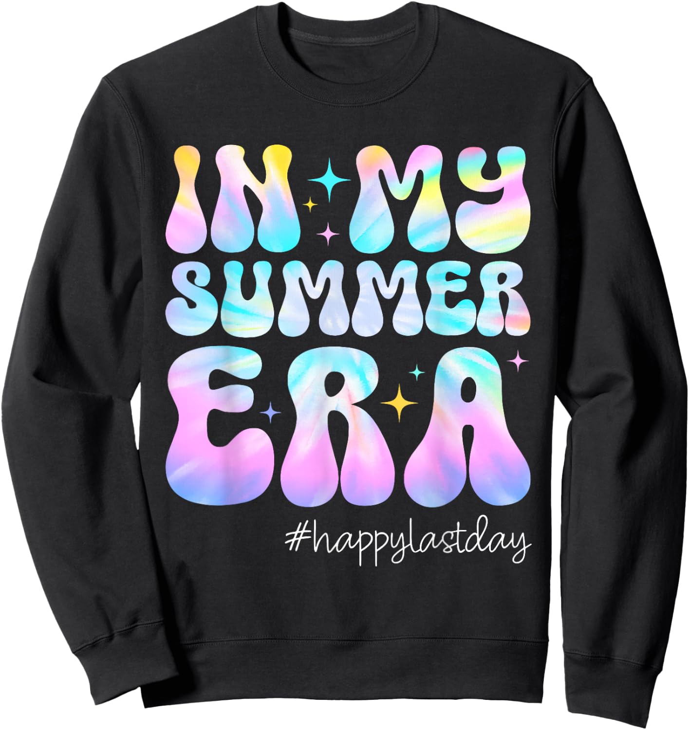 Happy Last Day of School In My Summer Era Teacher Kids Sweatshirt - Sweatshirt | Black