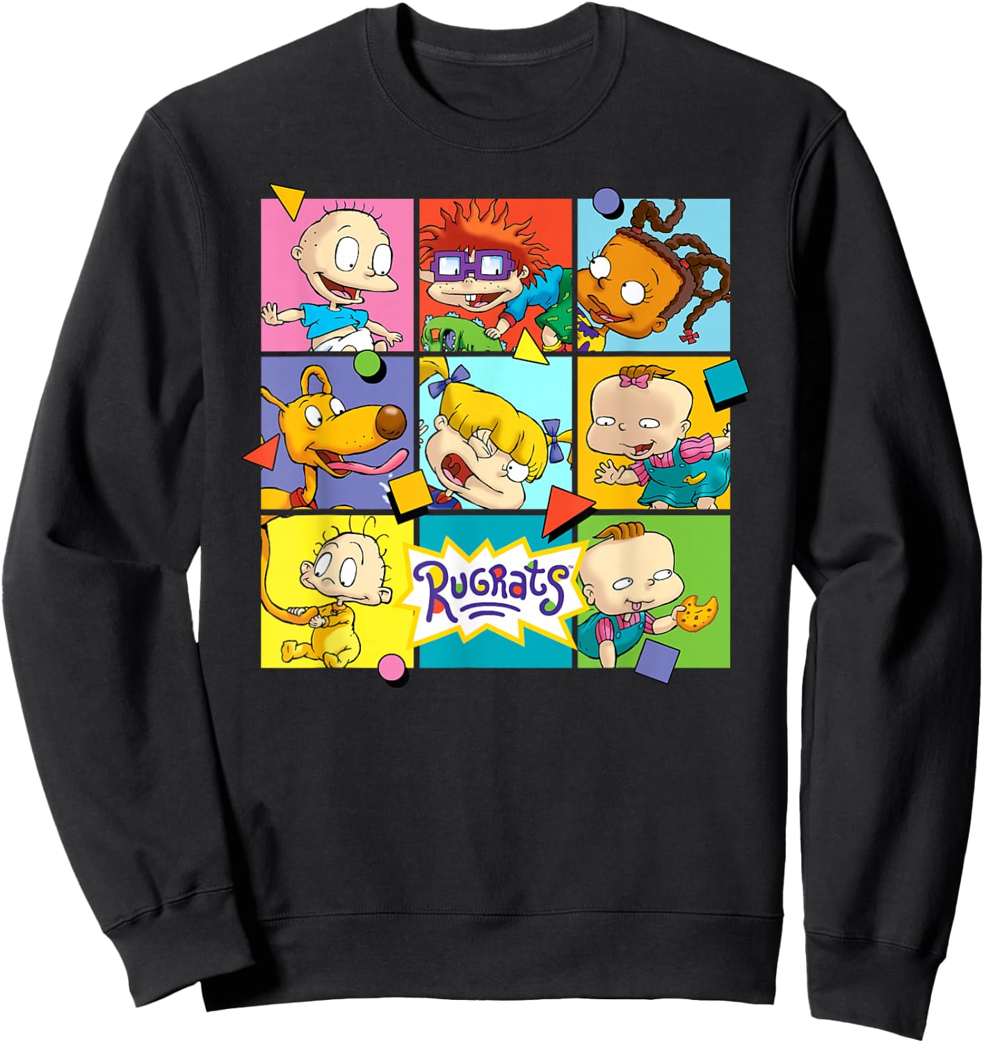 Rugrats - Character Squares Sweatshirt - Sweatshirt | Black