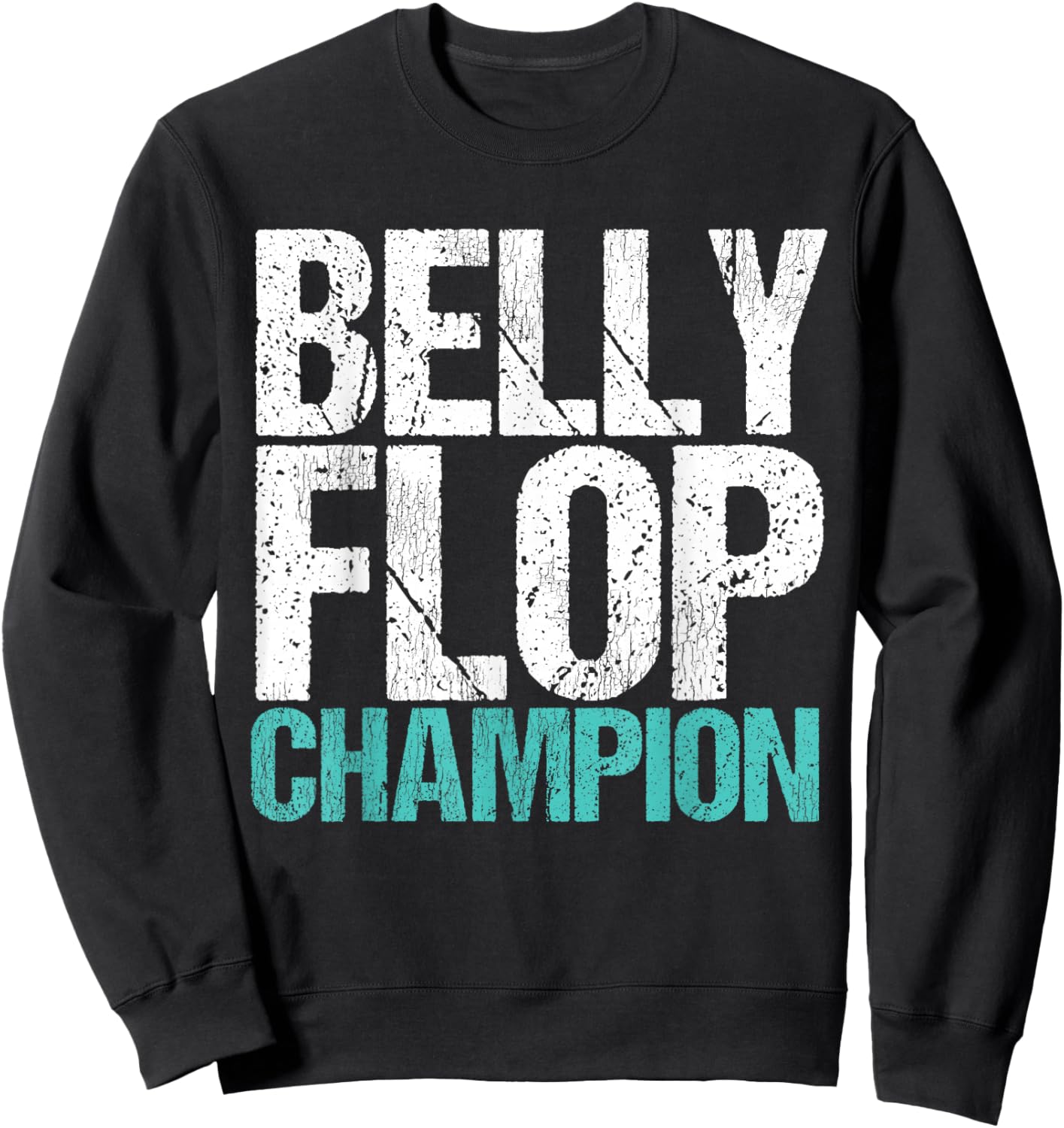 Belly Flop Belly Flop Champion Belly Flop Shirt Men Sweatshirt - Sweatshirt | Black