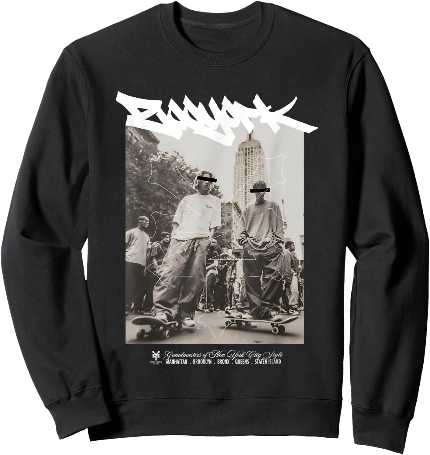 Zoo York Grandmasters of New York City Skate Style Sweatshirt - Sweatshirt | Black