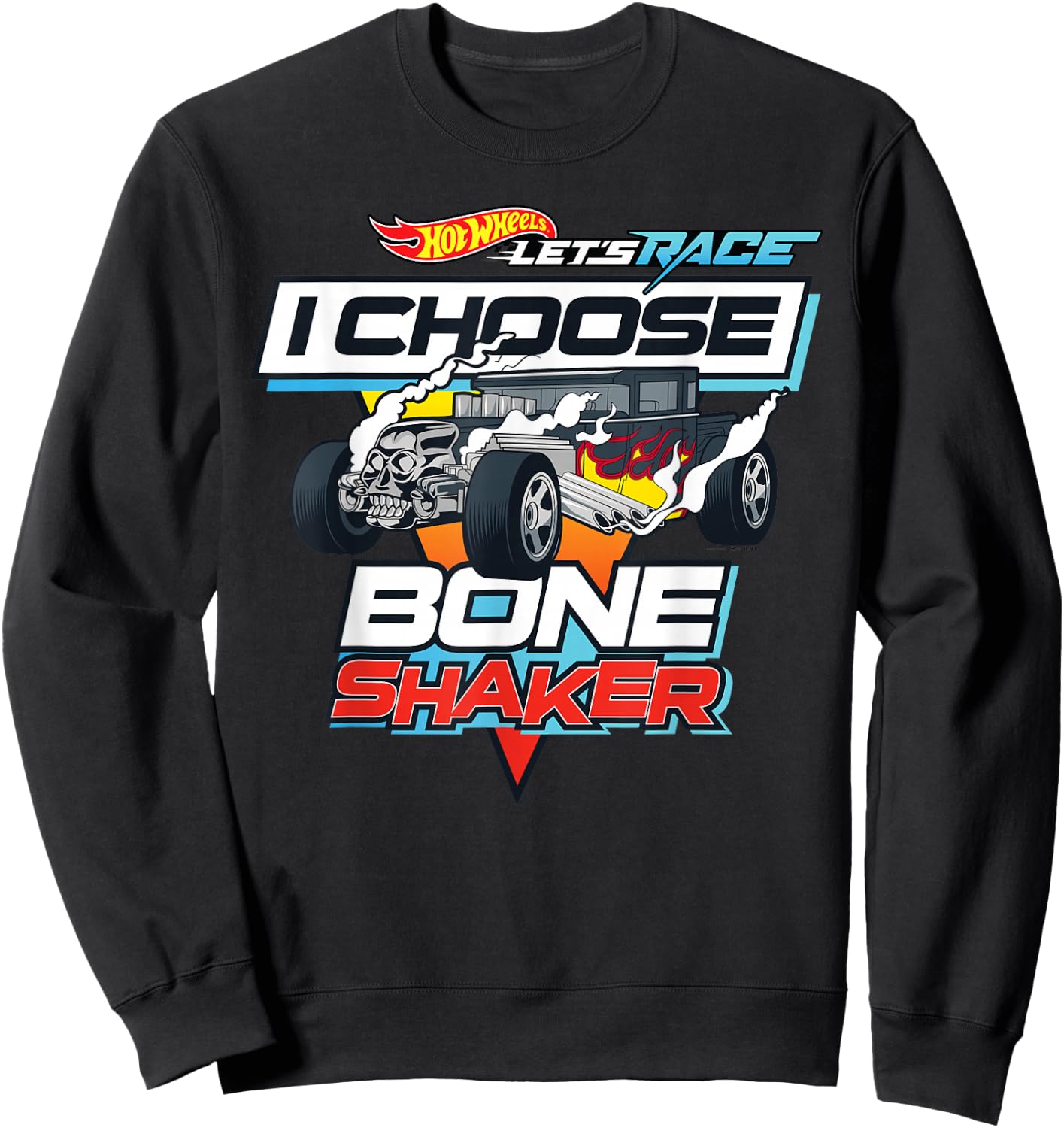 Hot Wheels Let's Race - I Choose Bone Shaker Sweatshirt - Sweatshirt | Black