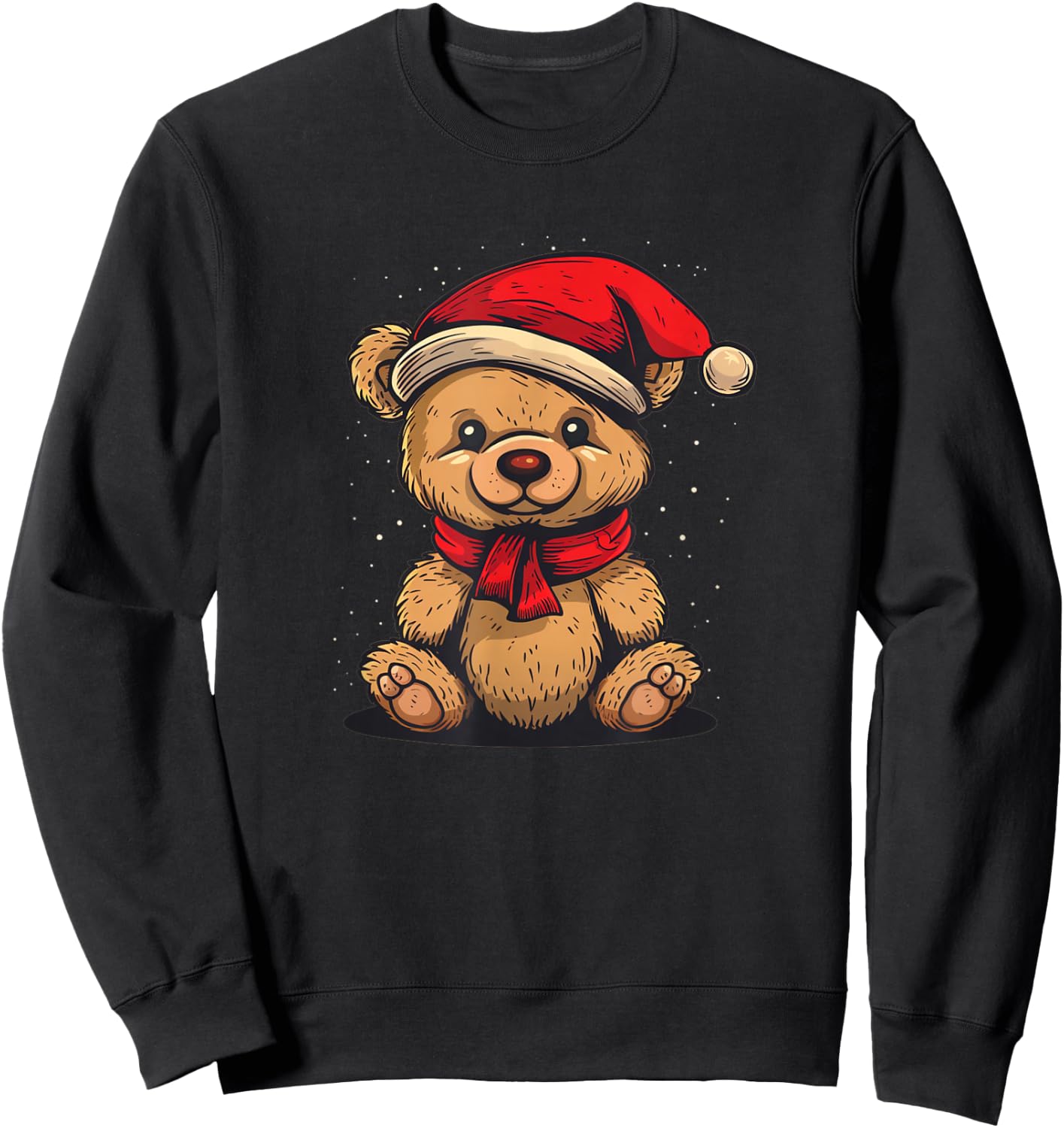 Festive Christmas for Teddy Bears Lovers Sweatshirt - Sweatshirt | Black
