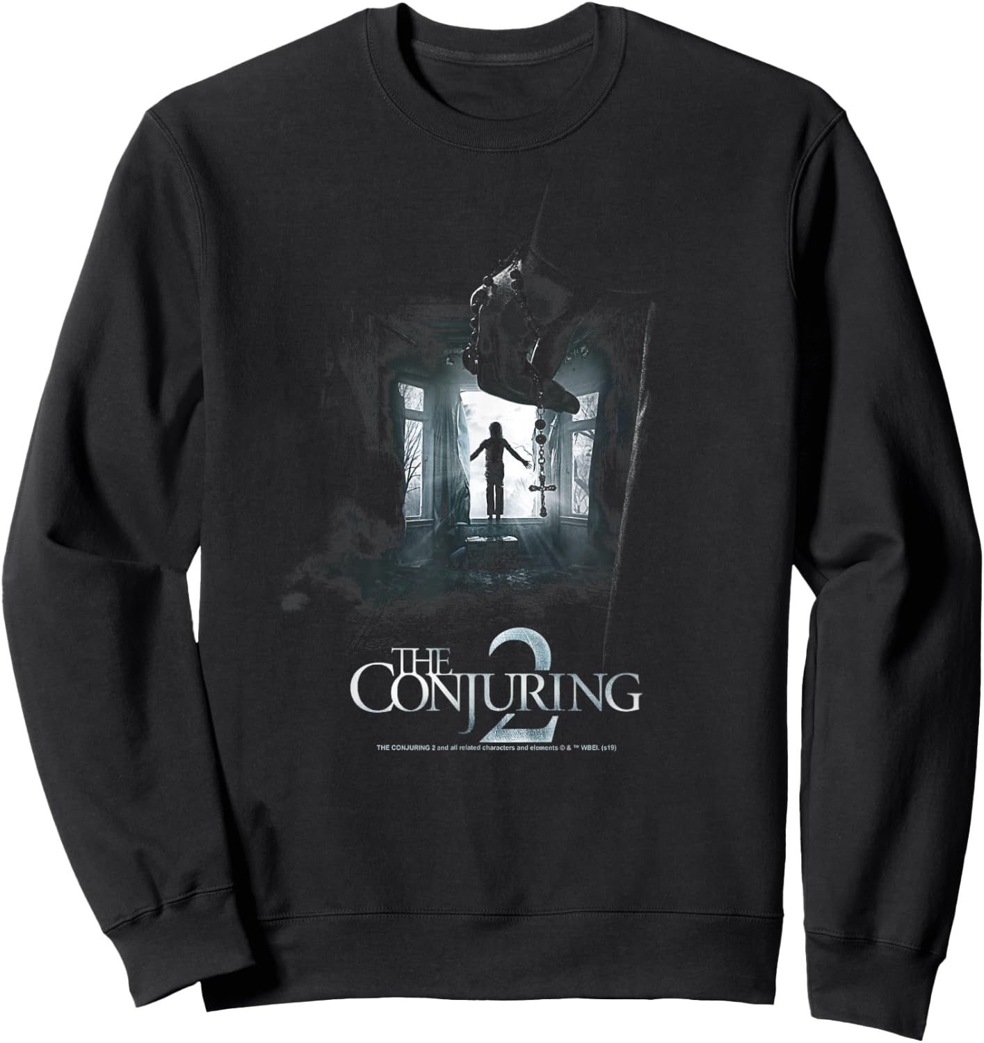The Conjuring 2 Poster Fade Sweatshirt - Sweatshirt | Black
