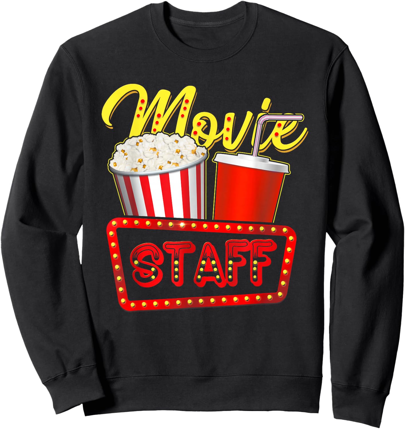 Movie Staff Party Night Behind The Scenes Awesomeness Sweatshirt - Sweatshirt | Black
