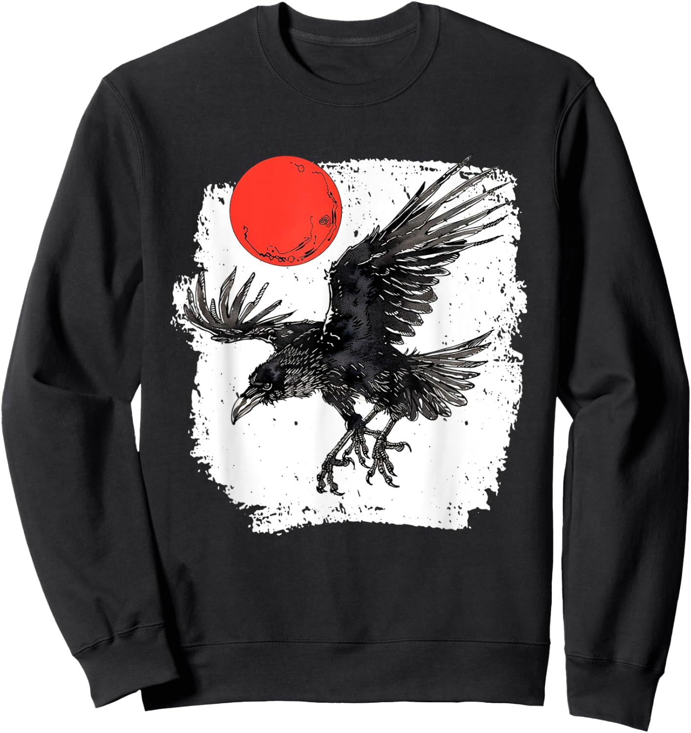 Yatagarasu T | three-legged crow | Japanese mythology Sweatshirt - Sweatshirt | Black