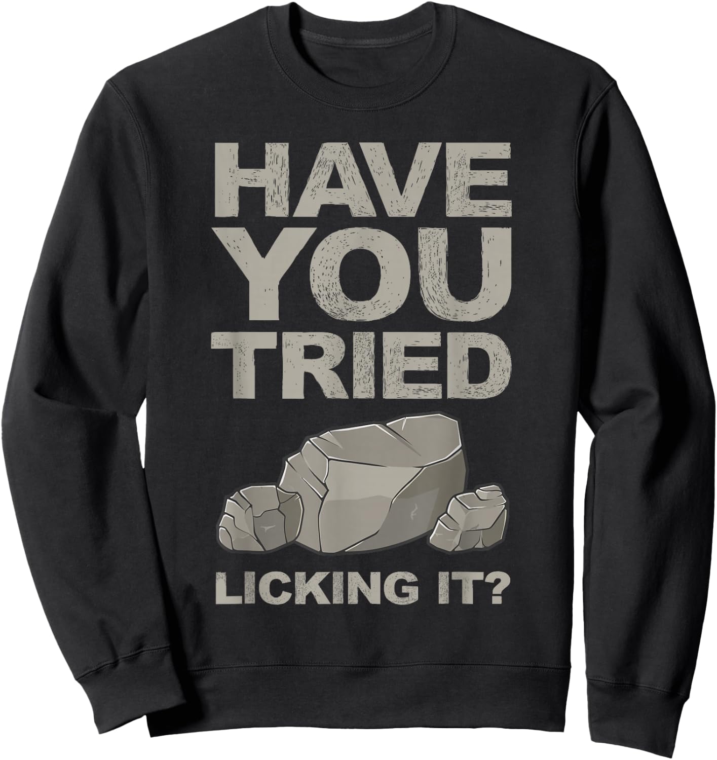 Funny Geology Women Rockhound Rock Collector Sweatshirt - Sweatshirt | Black