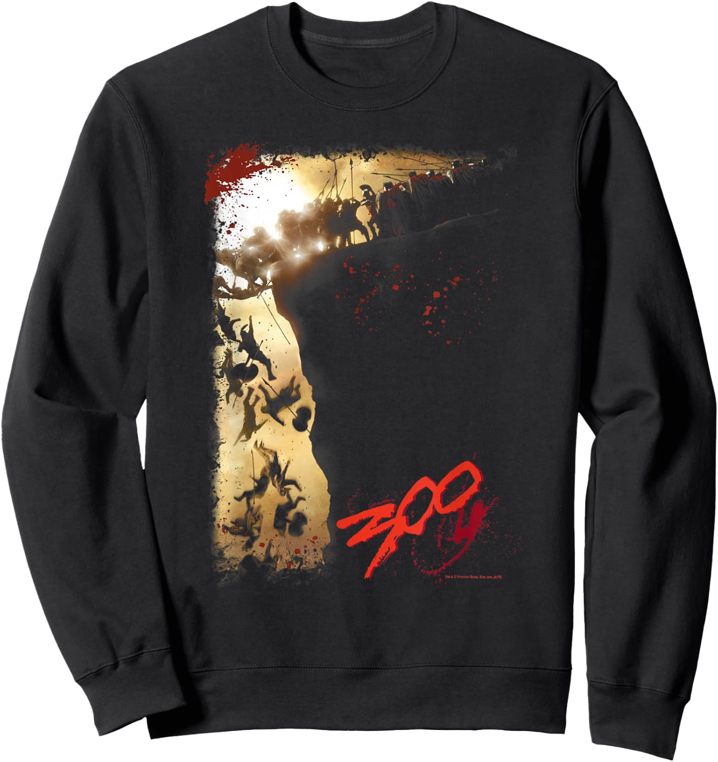 300 Movie The Cliff Sweatshirt - Sweatshirt | Black