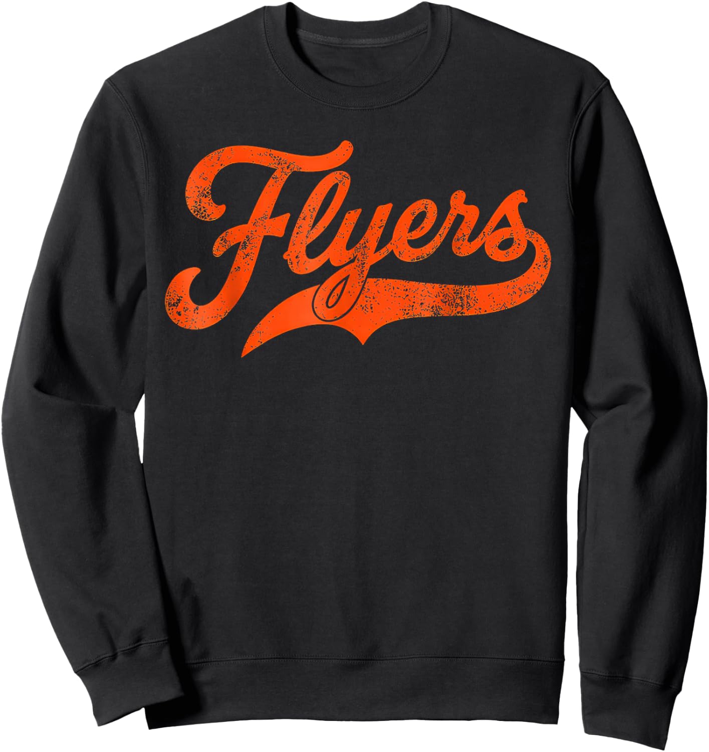 Flyers Vintage Women Boys Girls Kids Youth Sweatshirt - Sweatshirt | Black