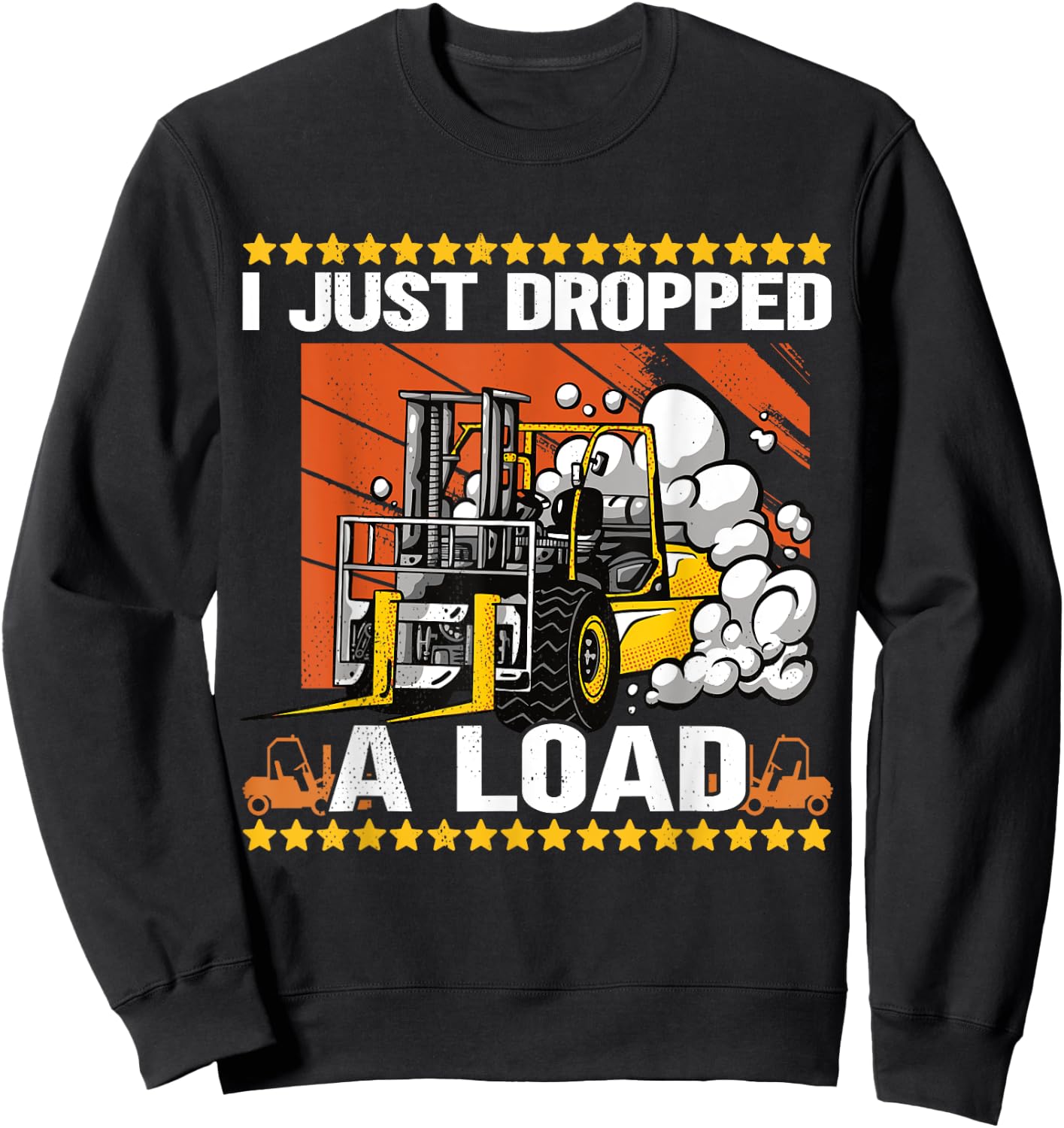 Forklift Operator Jobs & Certified Forklift Driver , Small, Black Sweatshirt - Sweatshirt | Black
