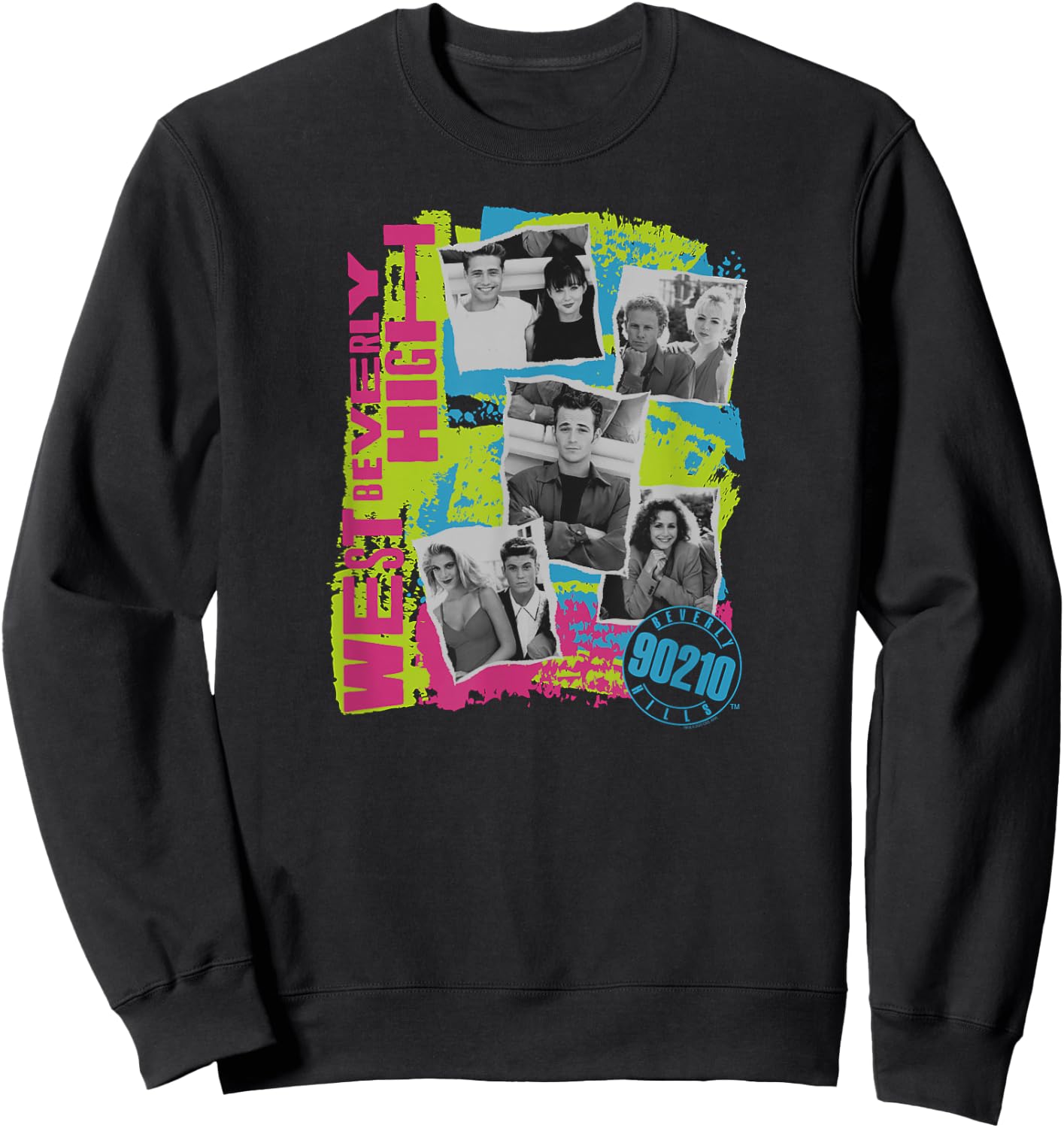 Beverly Hills 90210 - West Beverly High Sweatshirt - Sweatshirt | Black