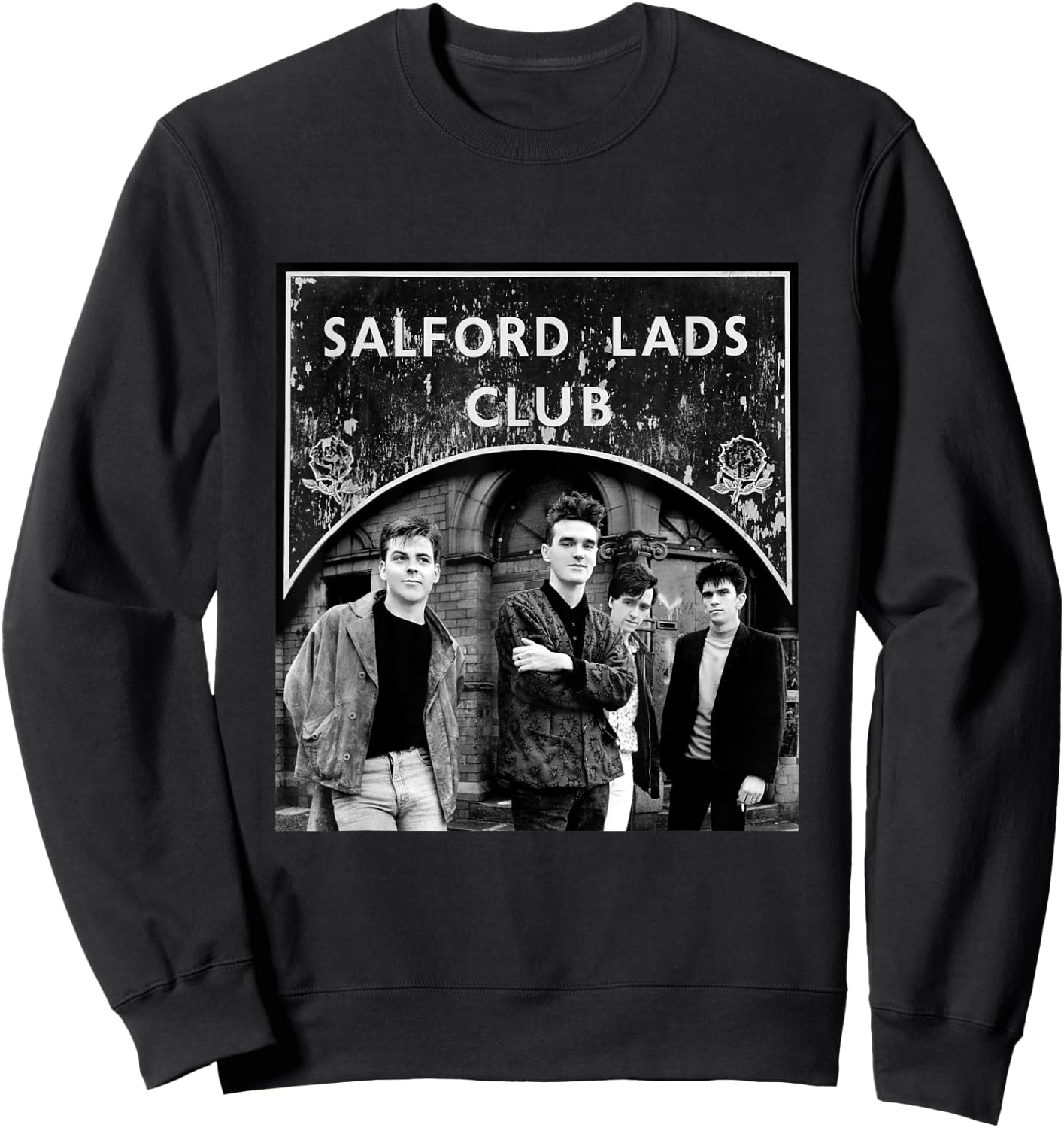 The Smiths At The Salford Lads Club Main Collage Sweatshirt - Sweatshirt | Black