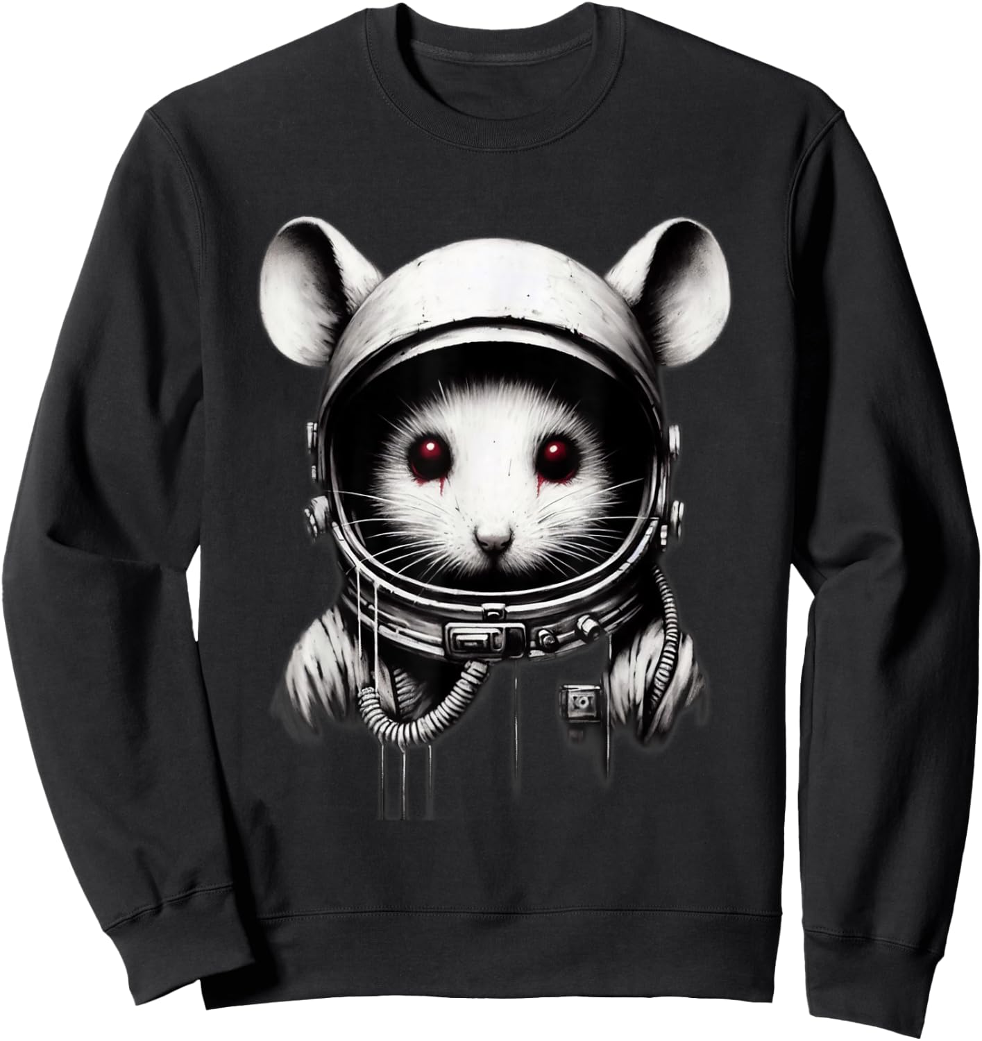 Lost in Space Astronaut Mice Sweatshirt - Sweatshirt | Black