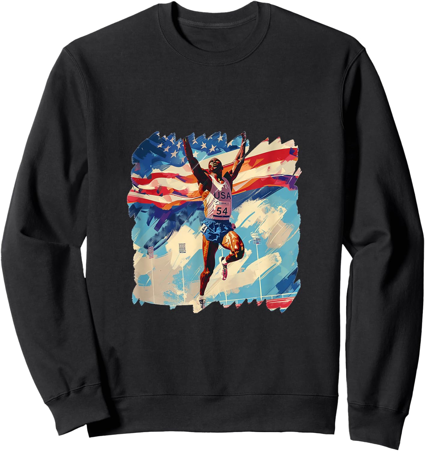 Team USA Olympics Track & Field Sweatshirt - Sweatshirt | Black