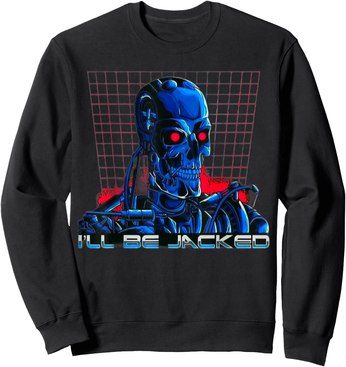 I'll Be Jacked Gym Weightlifting Bodybuilding Fitness work Sweatshirt - Sweatshirt | Black