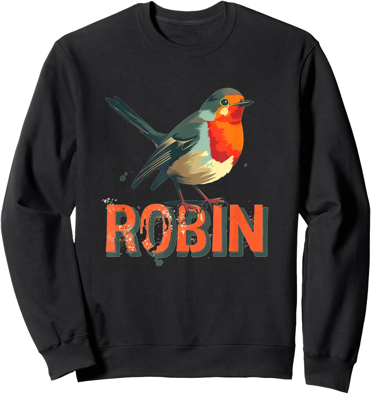 Awesome Robin Bird Costume for Adults and Kids Sweatshirt - Sweatshirt | Black